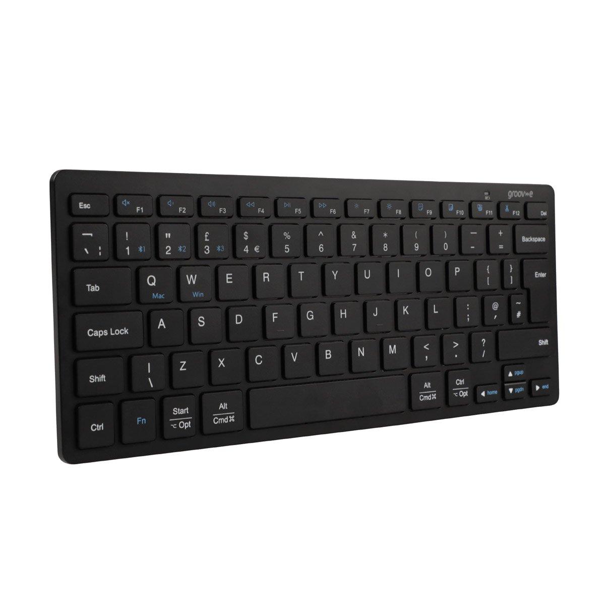 Black - Groov-e - Wireless  Keyboard - Black - 2