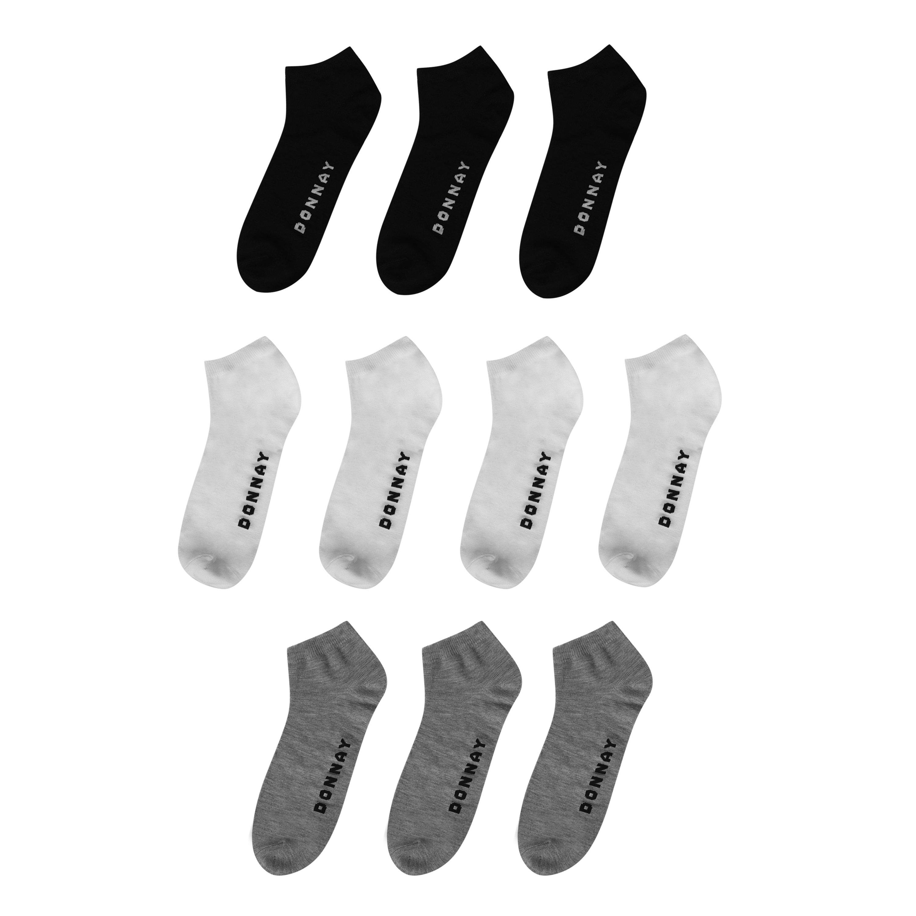 Donnay  Kids 10 Pack Trainer Socks Children -  Asst - Chd C8-C13