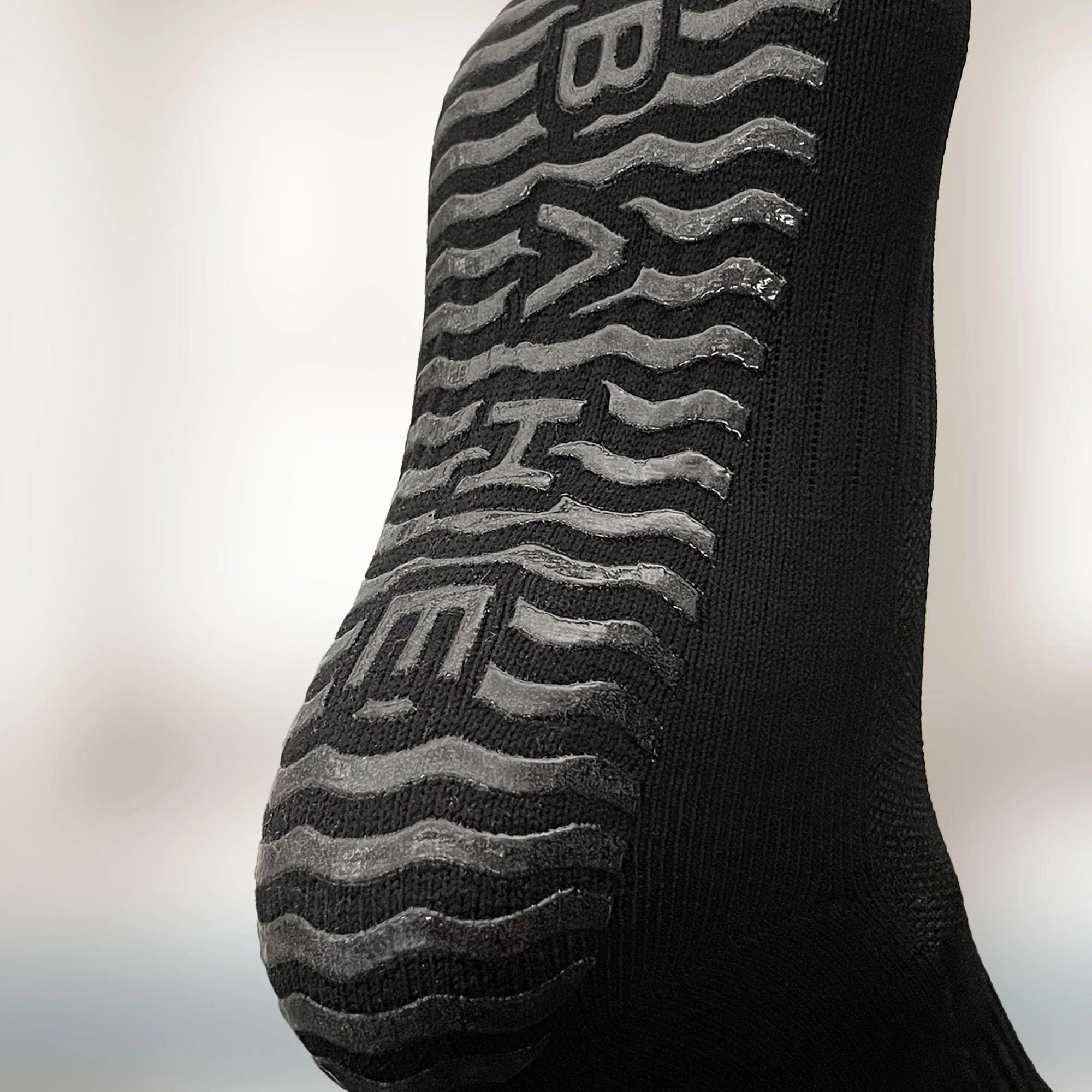Anthracite - Bahe - Grounded Grippy Crew Socks - 2