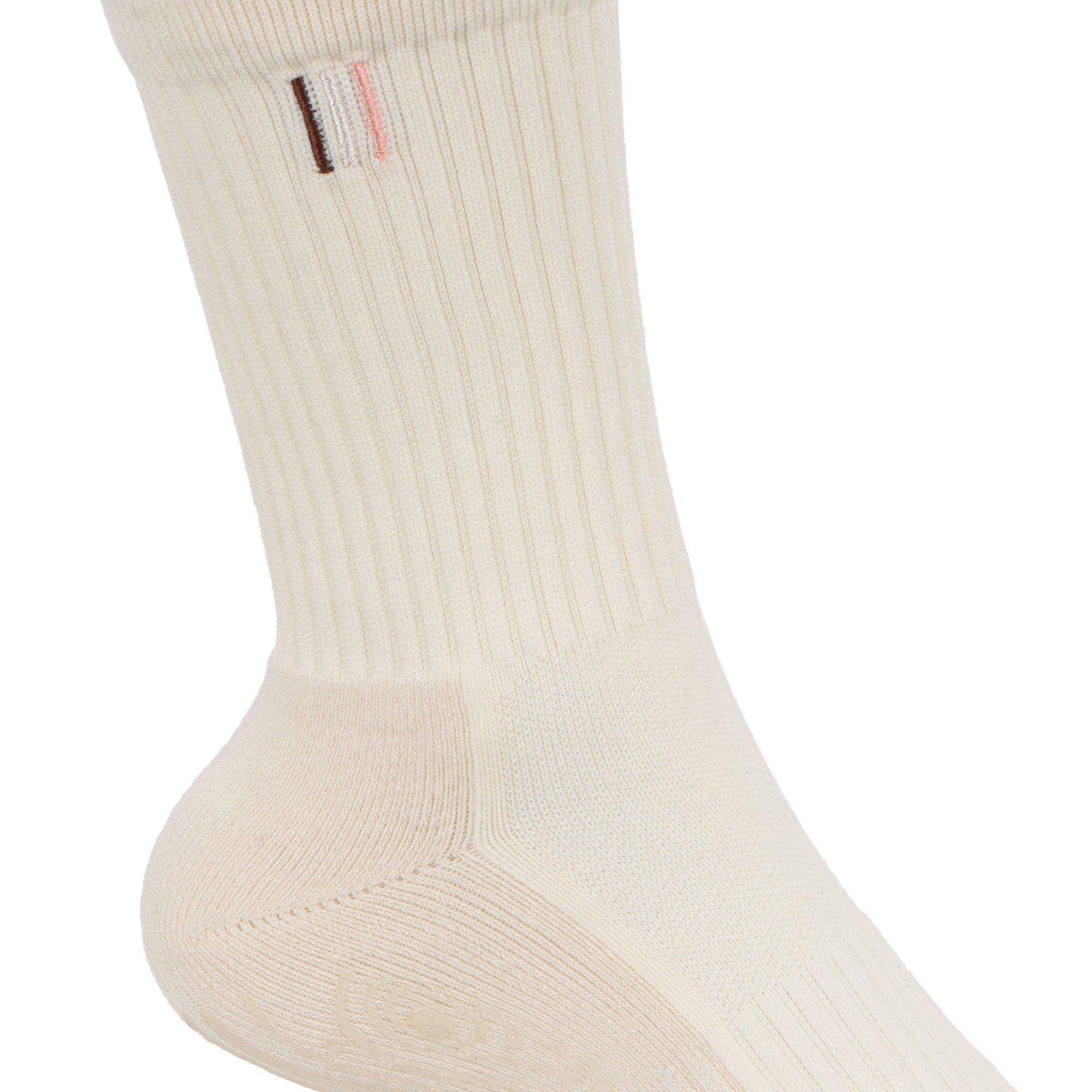 Coconut - Bahe - Studio Grippy Crew Socks - 3