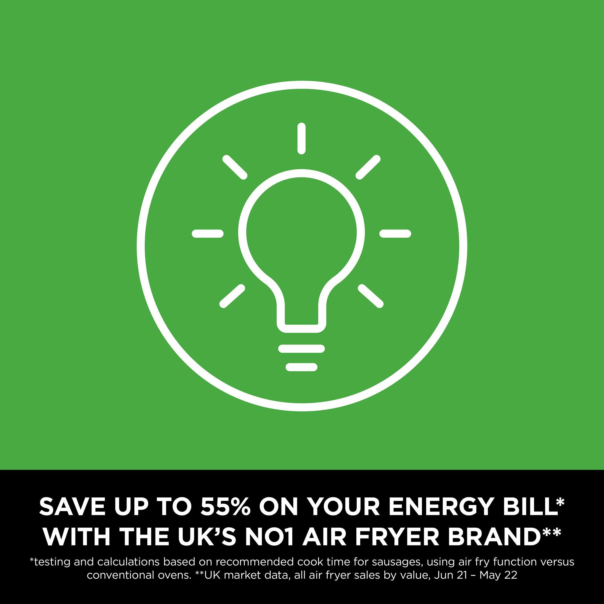 Grey - Ninja - Ninja Air Fryer 3.8L - 5