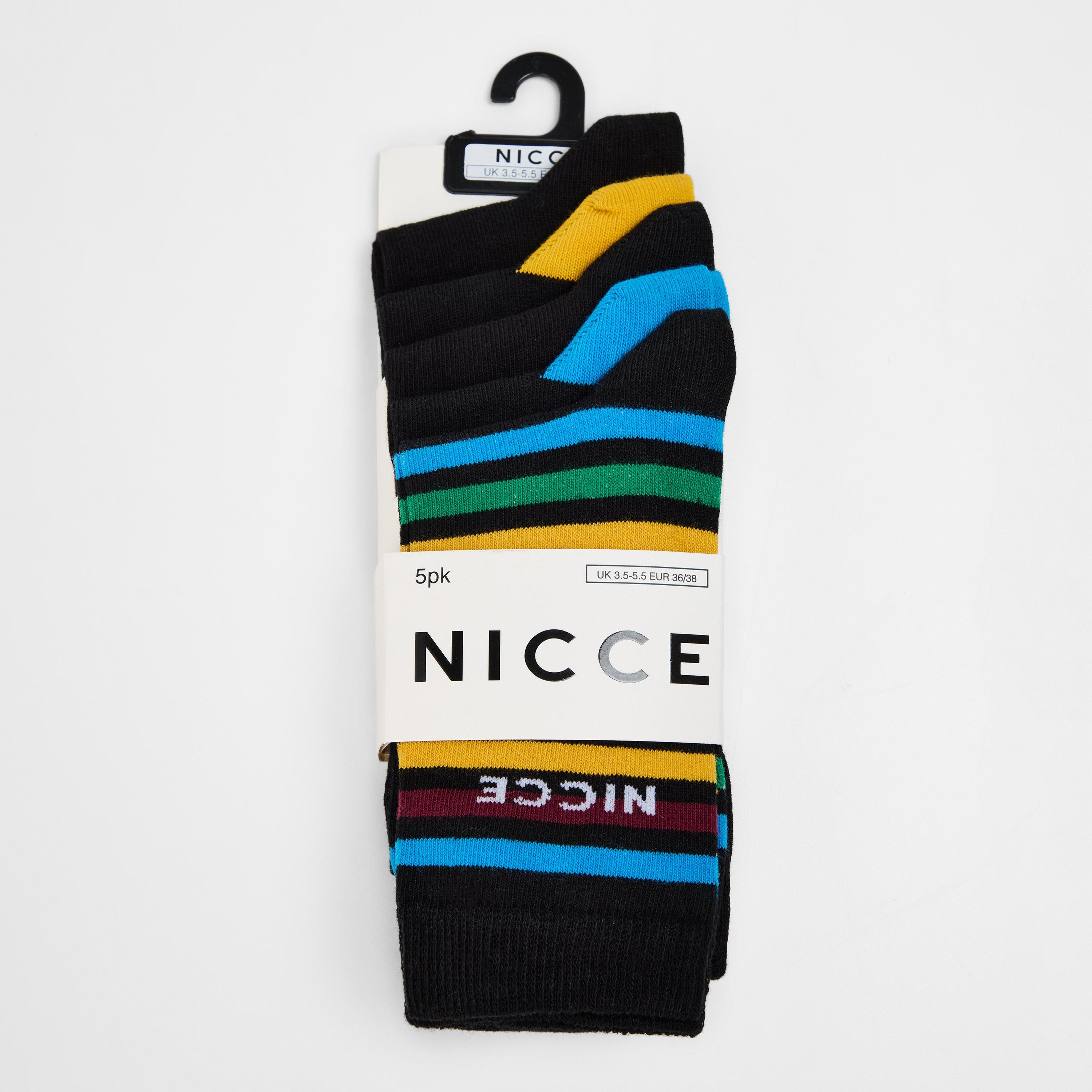 Nicce Boys Trainers Sock - Assorted - Chd C8-C13