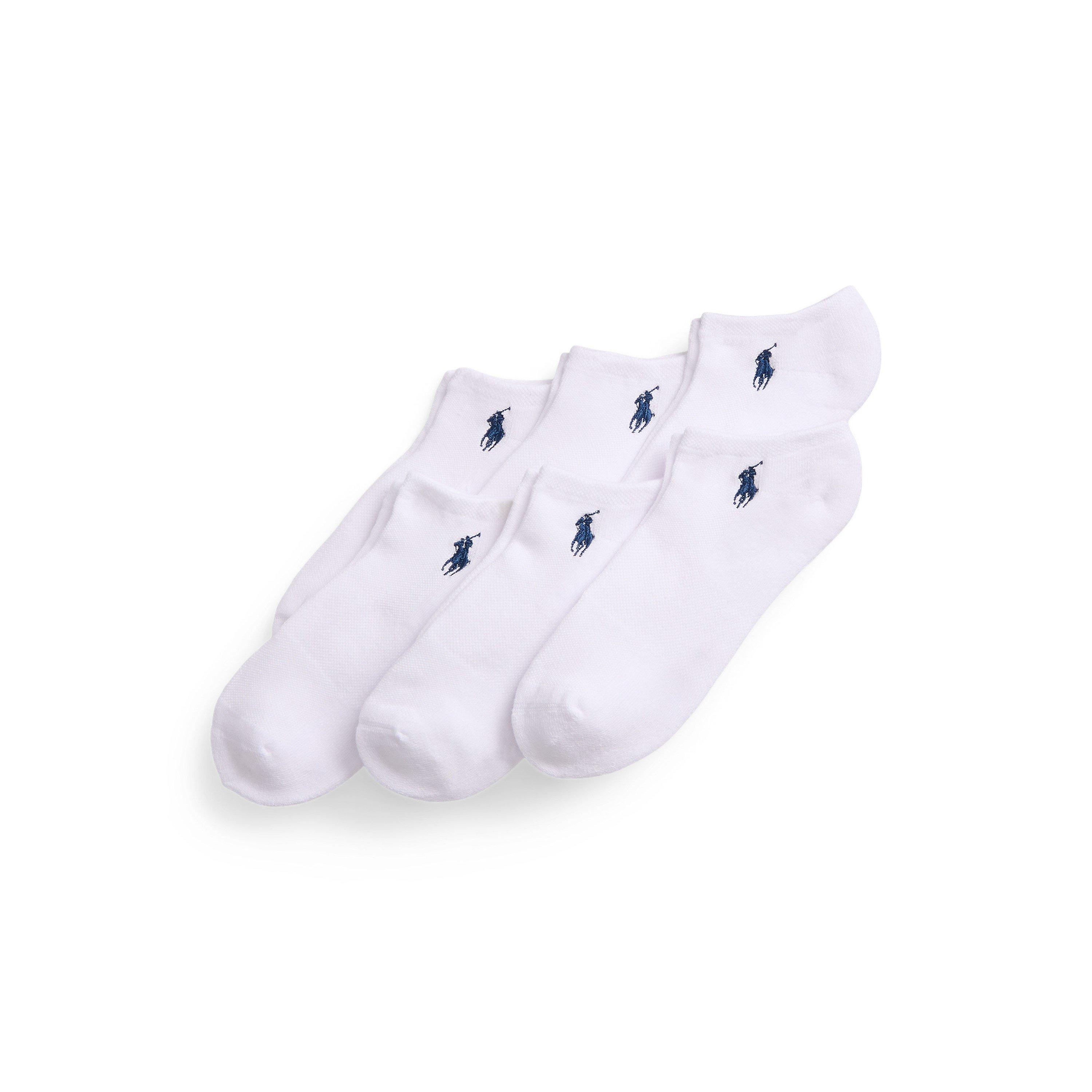 Polo Ralph Lauren Women's 6 Pack Trainer Socks - White