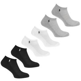 Ralph Lauren 6 Pack Multi Trainer Socks