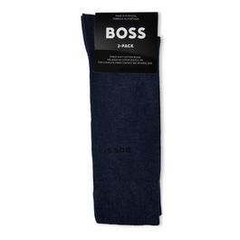 Boss 2 Pack Plain Socks