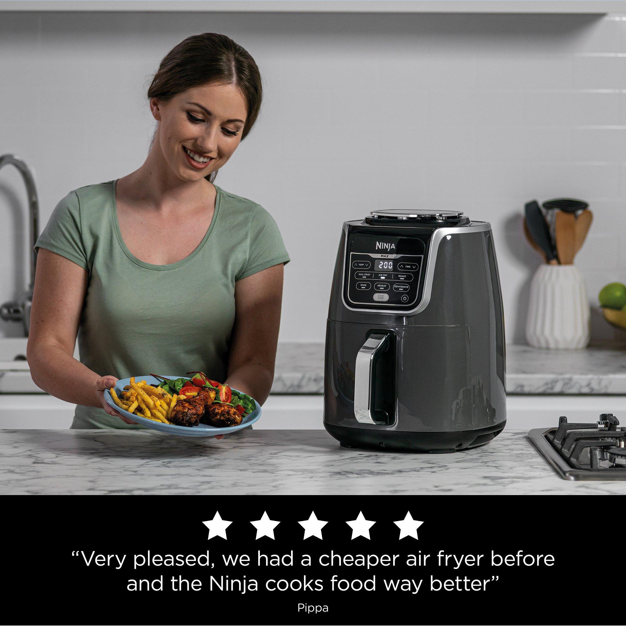 Grey - Ninja - Ninja Air Fryer MAX 5.2L AF160UK - 2