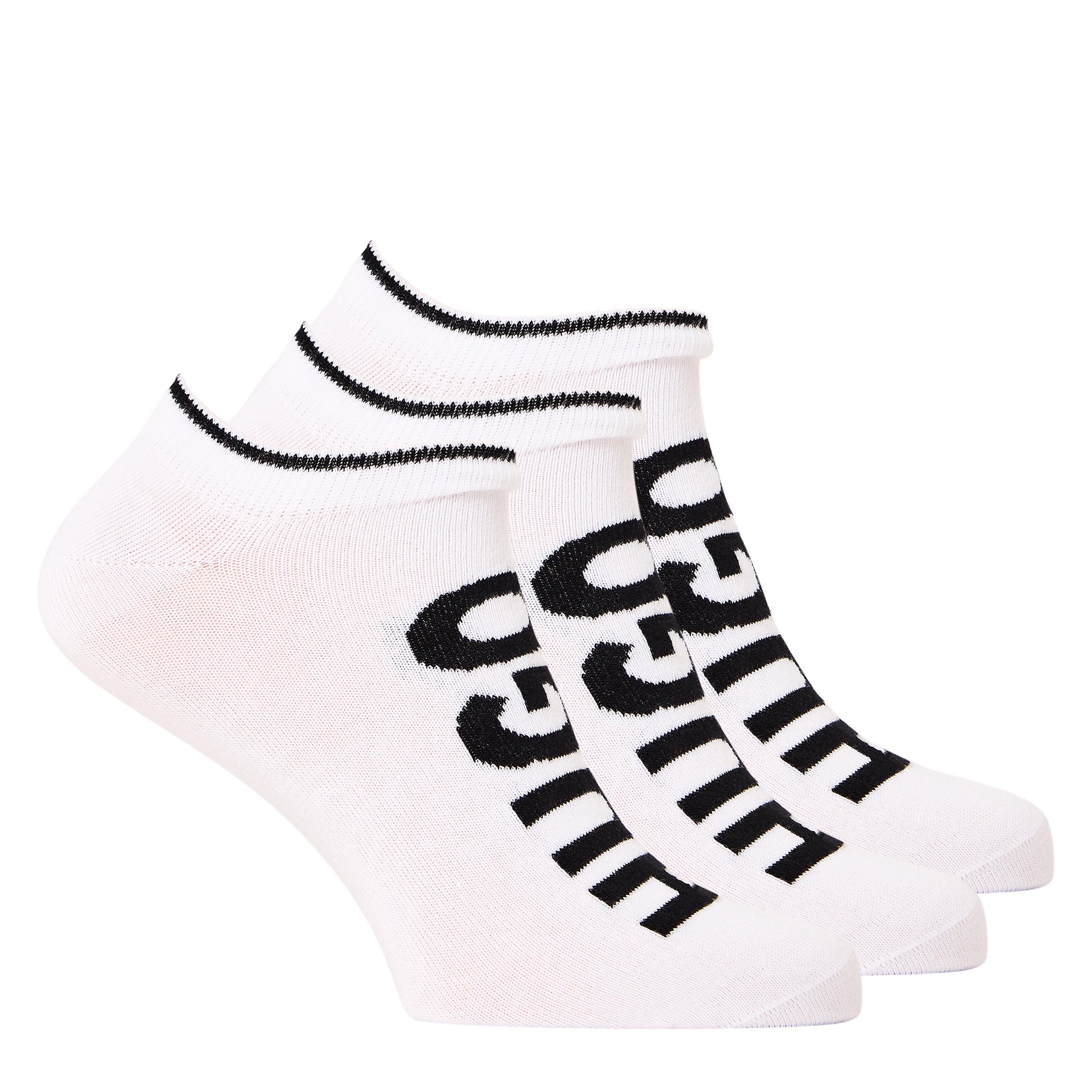 Hugo Men's 3 Pack Trainer Ankle Socks - White - 5.5 - 8