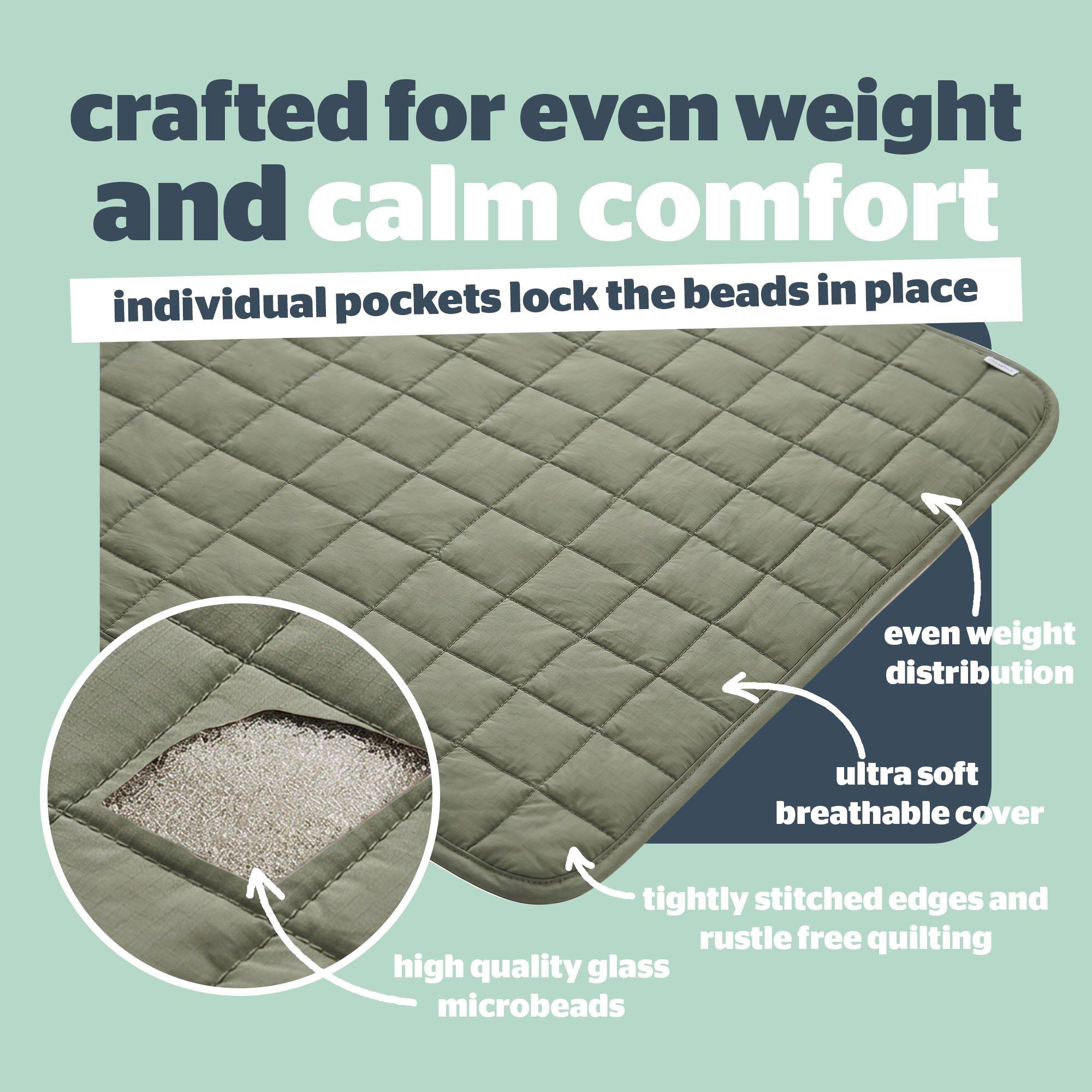 Olive - Silentnight - Weighted Blanket Adults 6.8 KG Olive - 6