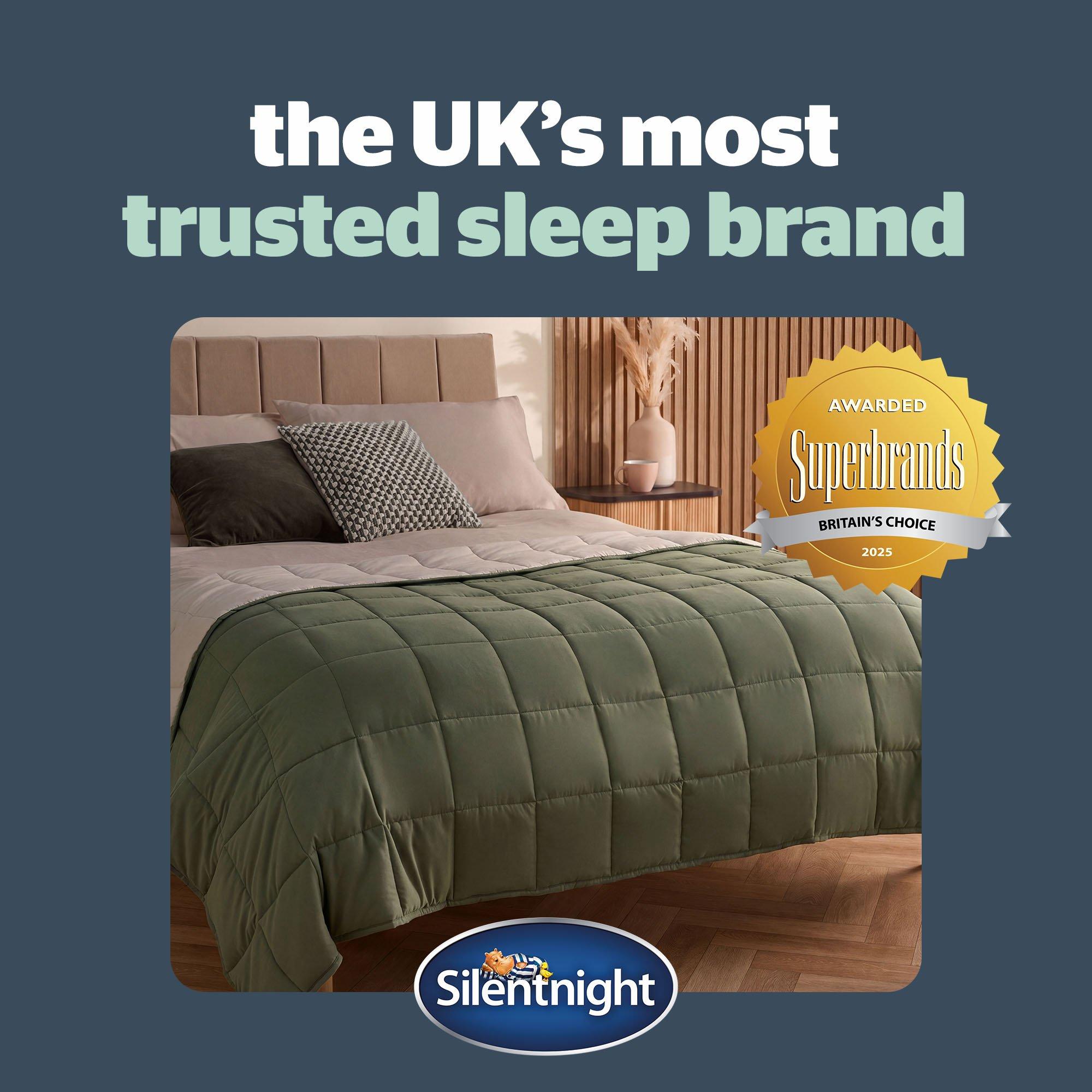 Olive - Silentnight - Weighted Blanket Adults 6.8 KG Olive - 9