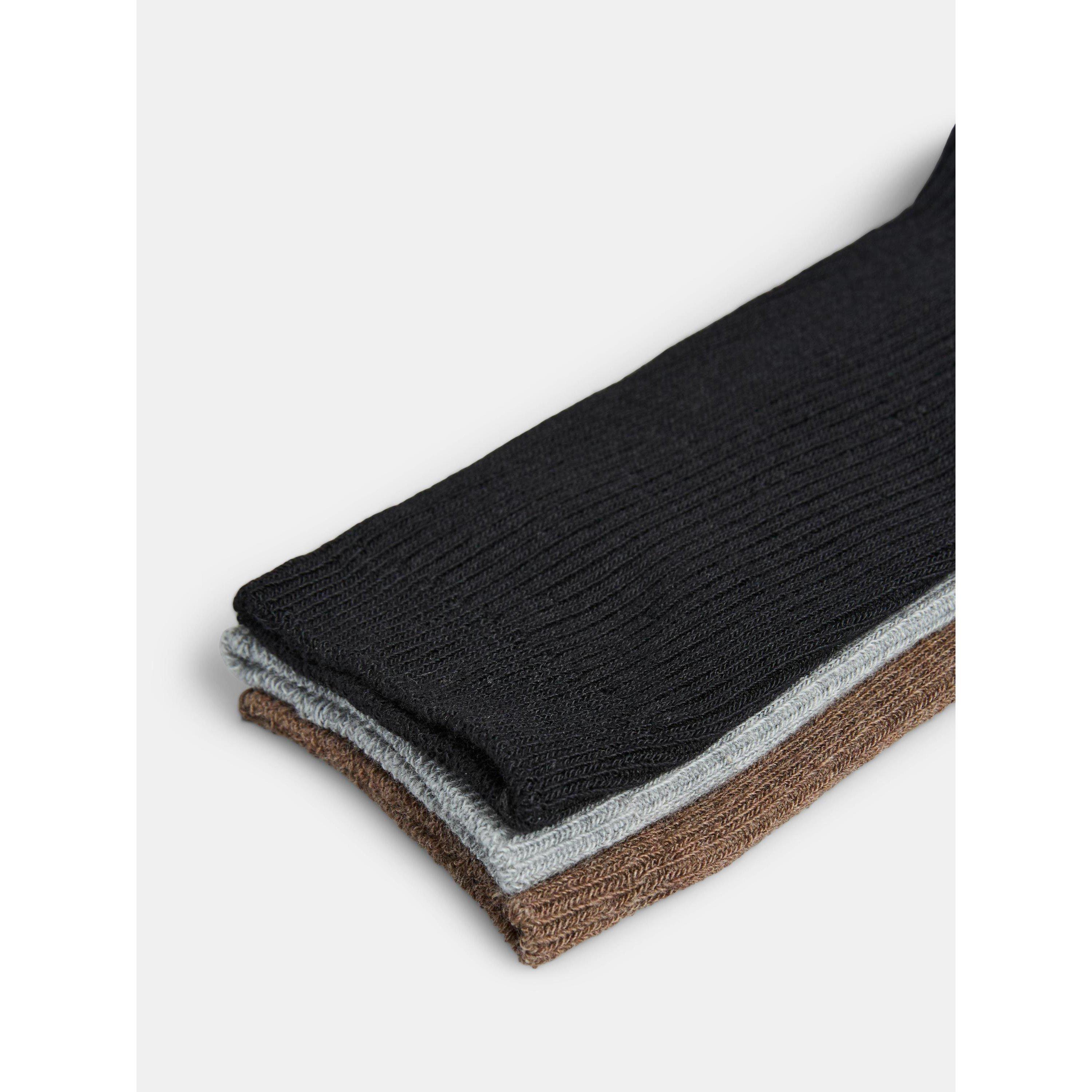 Blk/LGM/Taupe - Pieces - Pieces Marta 4-Pack Ld63 - 2