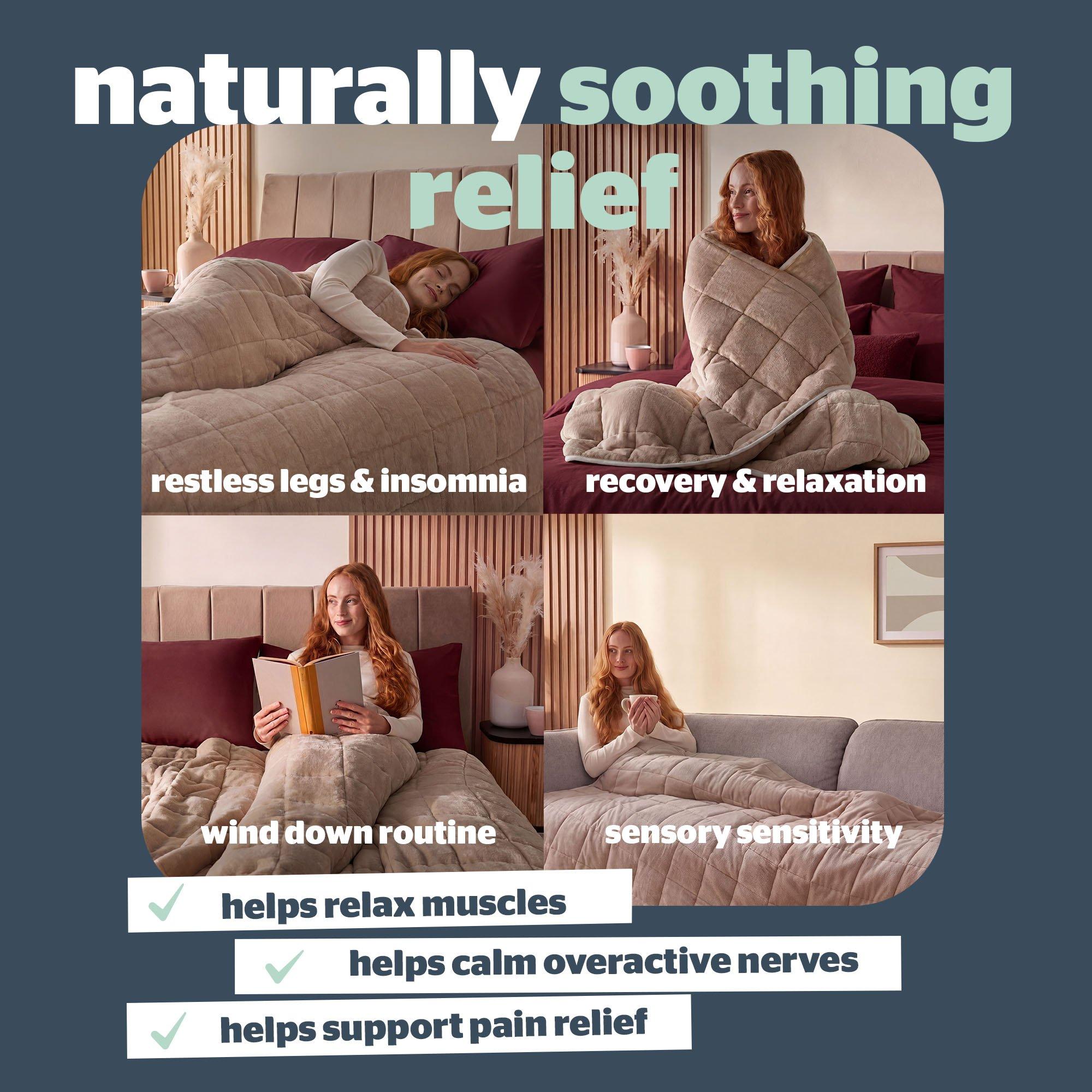 Natural - Silentnight - Weighted Blanket Adults 6.8 KG - 5