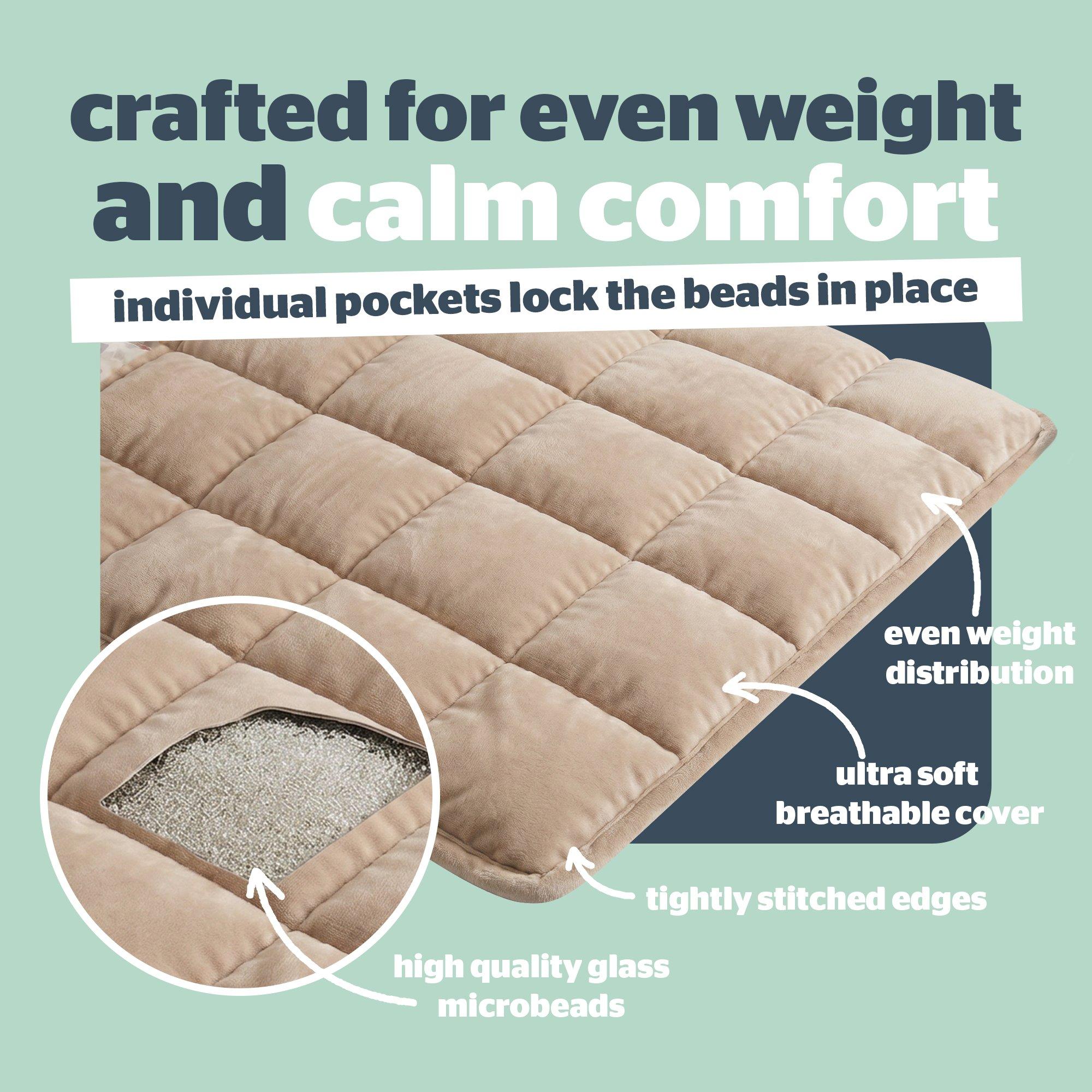 Natural - Silentnight - Weighted Blanket Adults 6.8 KG - 6