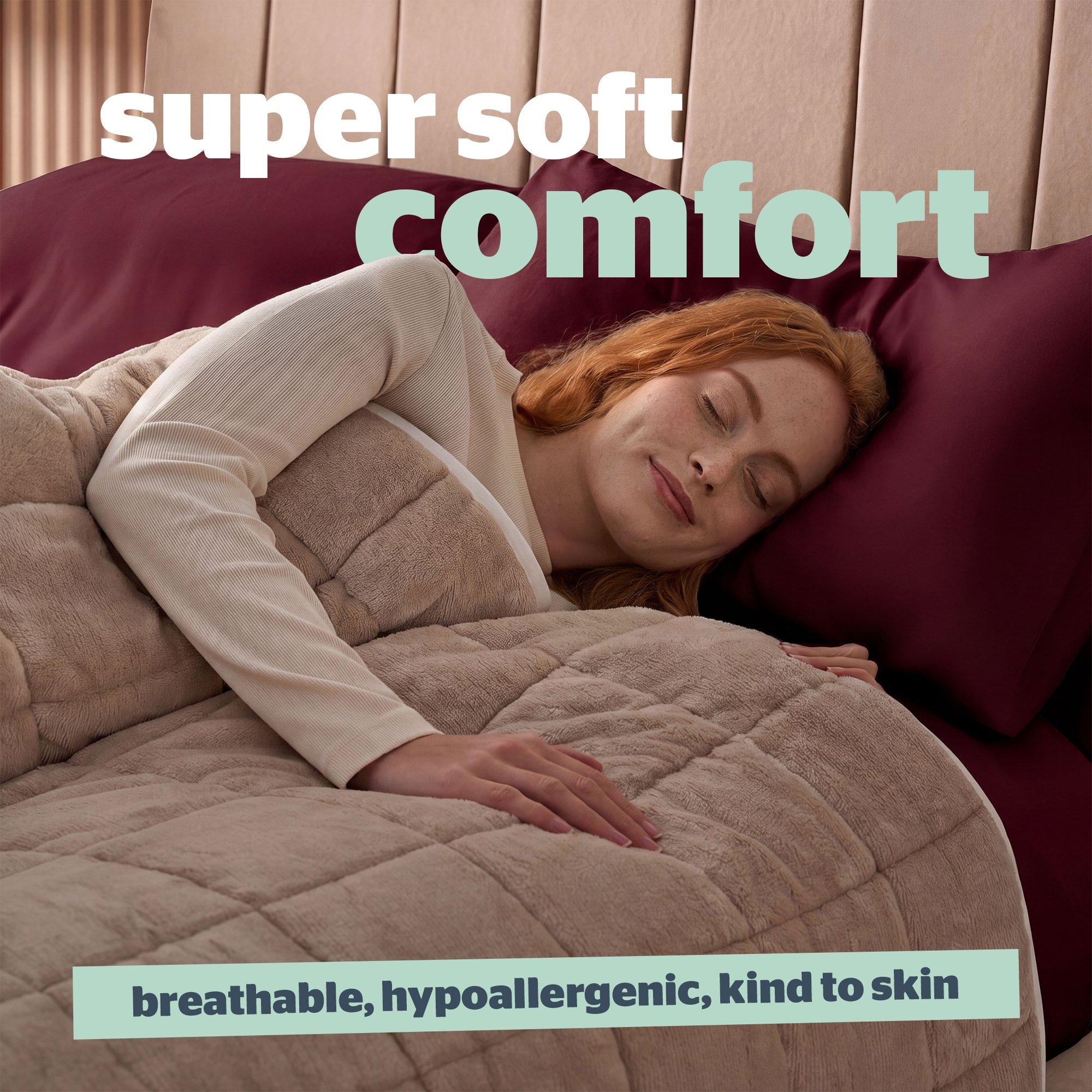 Natural - Silentnight - Weighted Blanket Adults 6.8 KG - 7