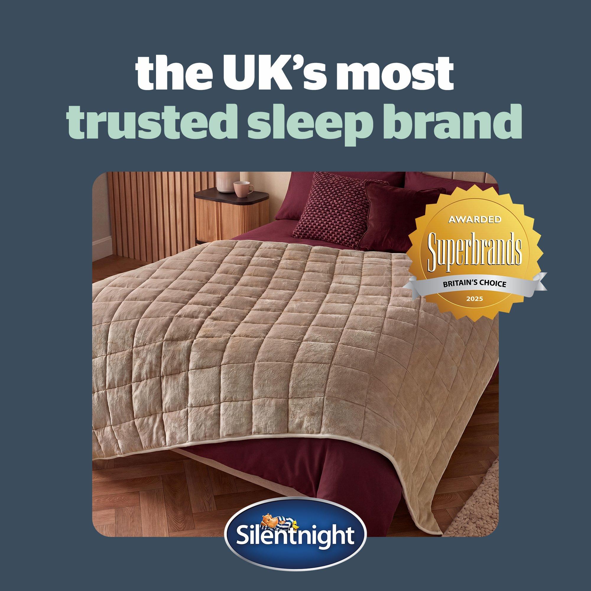 Natural - Silentnight - Weighted Blanket Adults 6.8 KG - 9