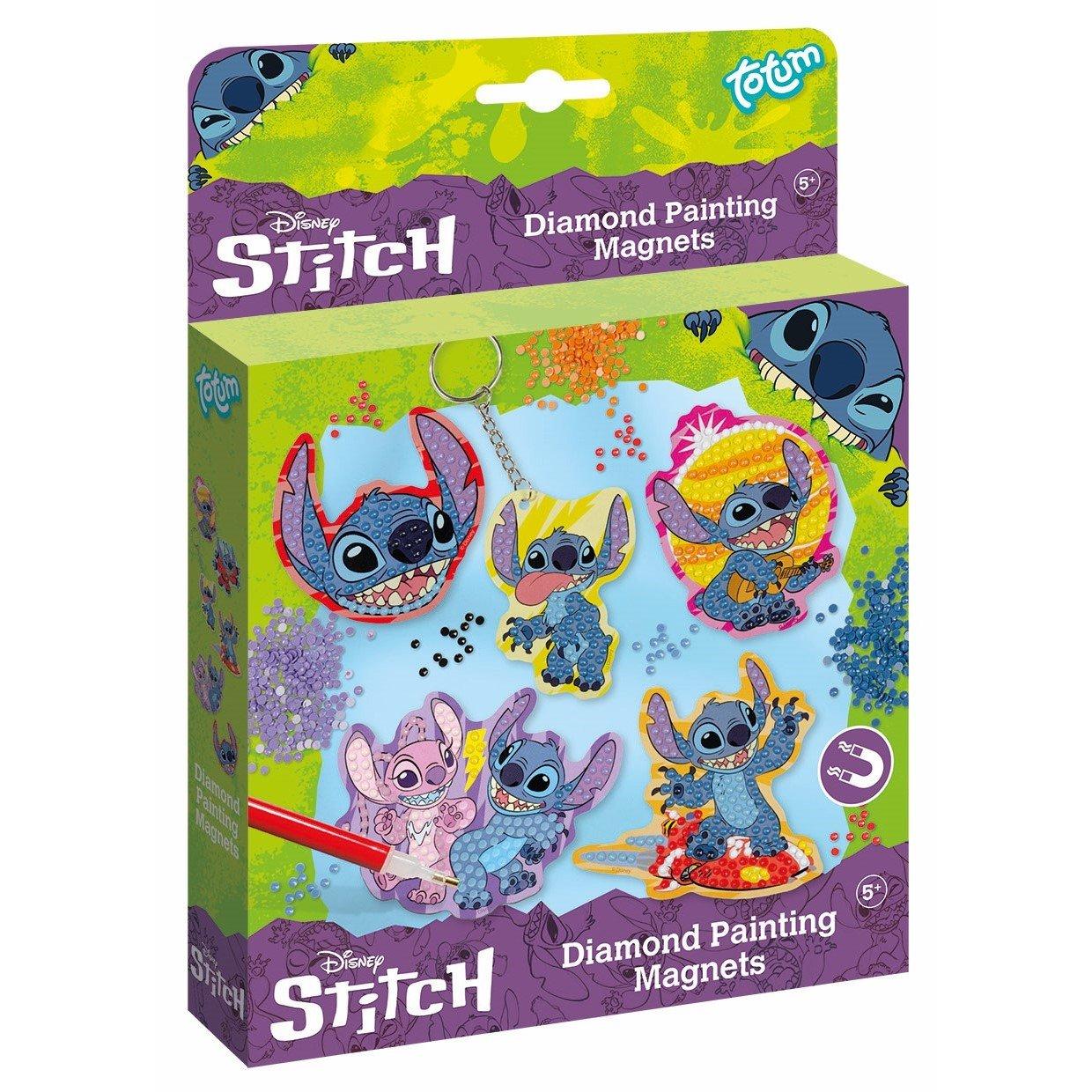 Totum  Kids Disney Stitch Diamond Painting Magnets - 