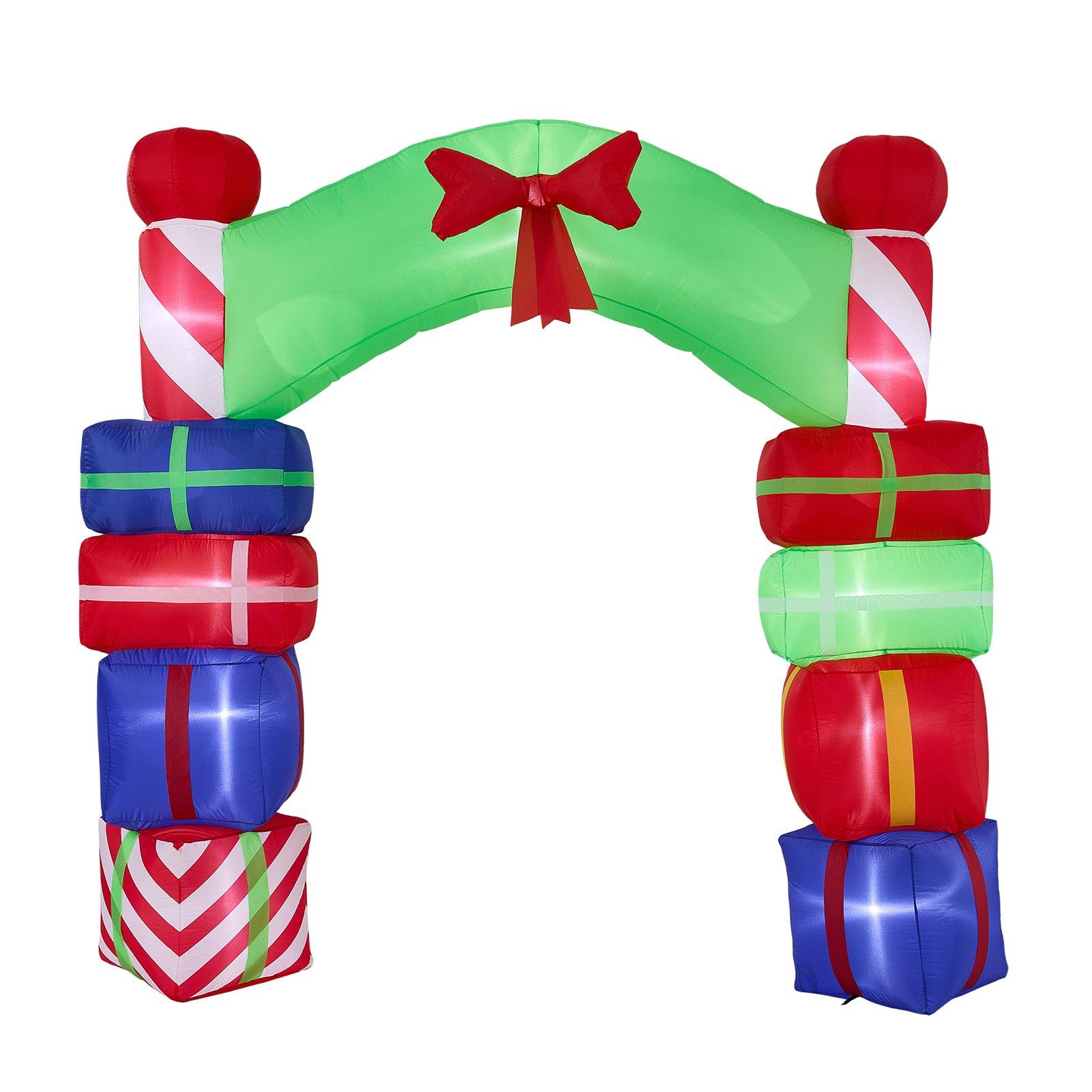 Multi - LIFE IDEAS - 2.4m Christmas Inflatable Archway - 1