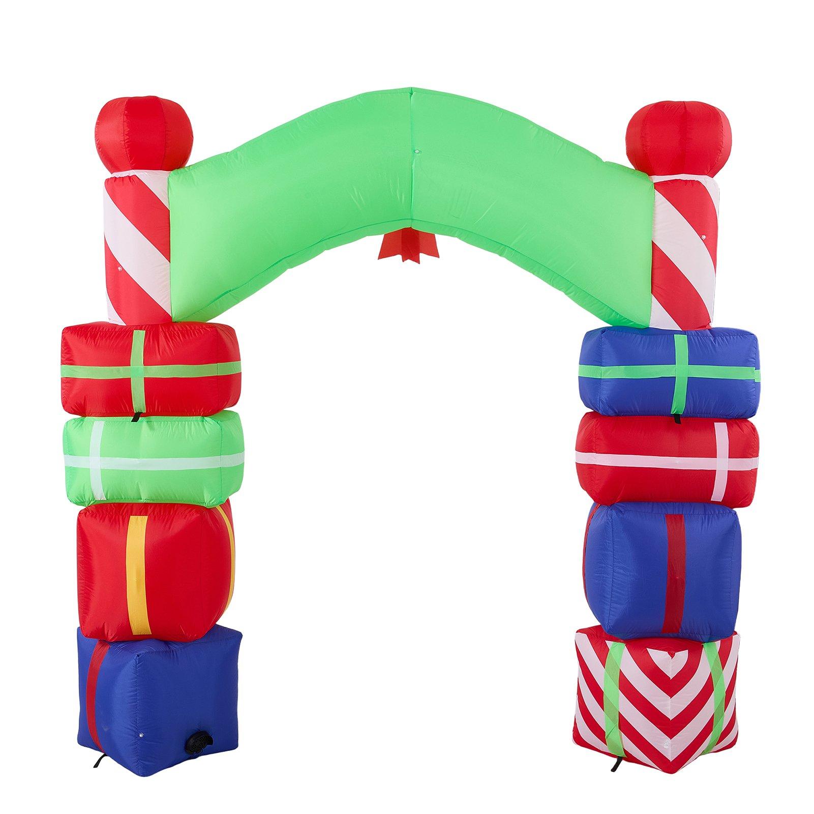 Multi - LIFE IDEAS - 2.4m Christmas Inflatable Archway - 3