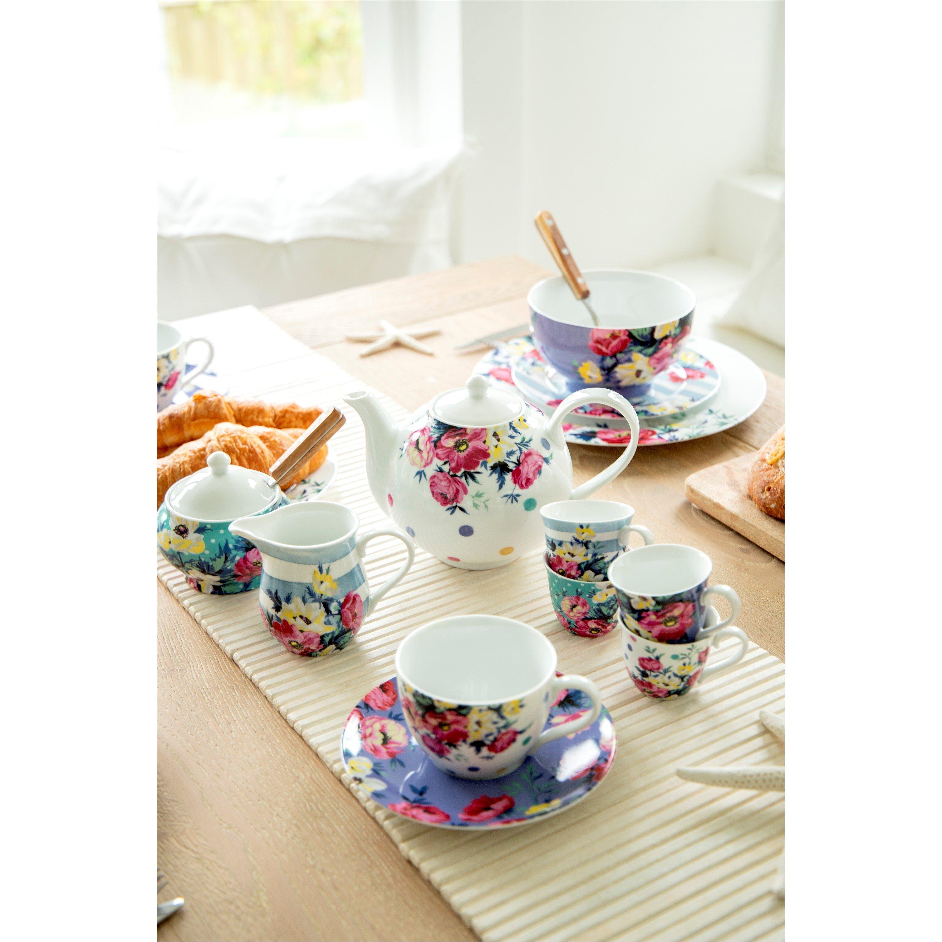 Assorted - Mikasa - Mikasa Clovelly Porcelain 2 Piece Sugar & Creamer - 2