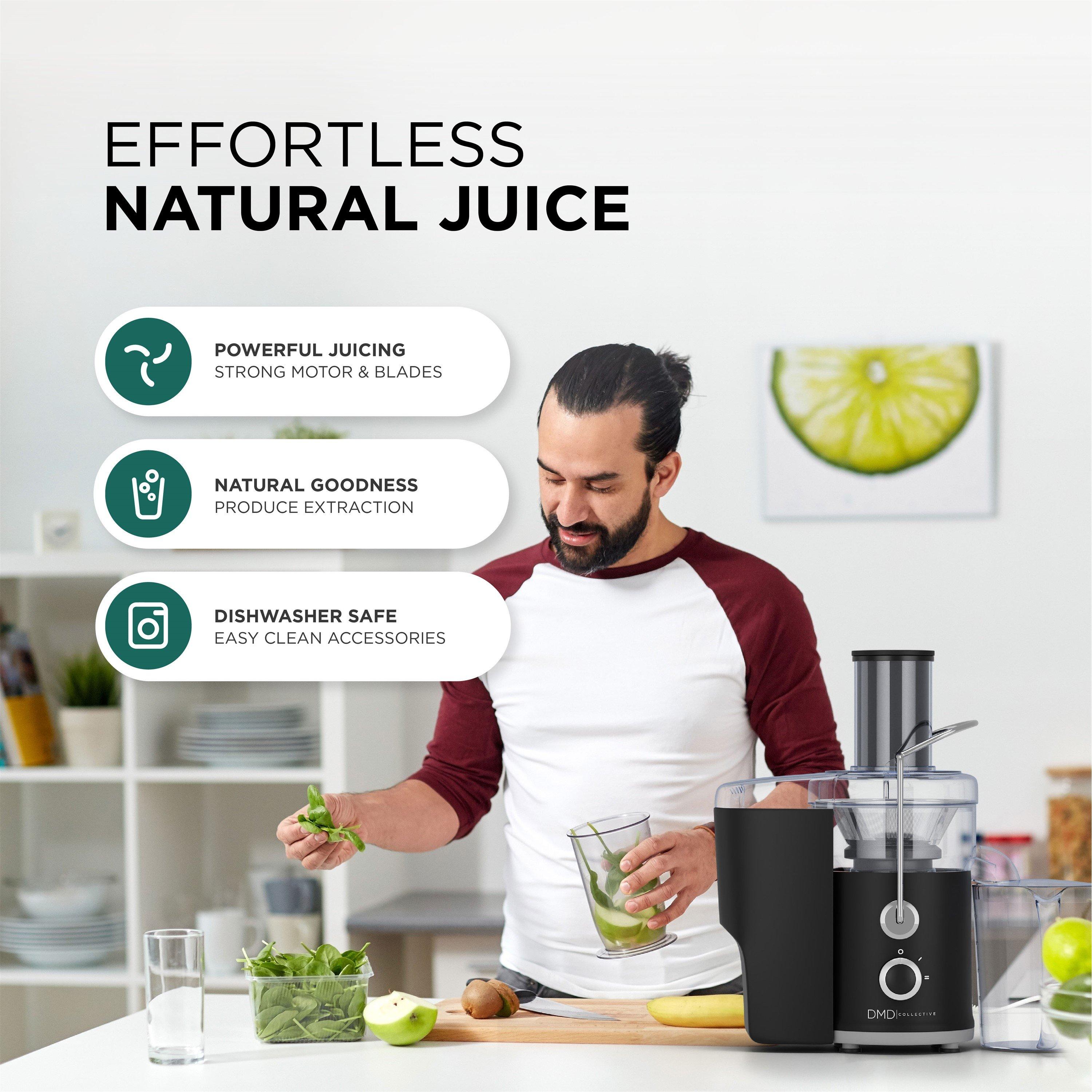 Black - DMD Collective - Centrifugal Power Juicer - 3