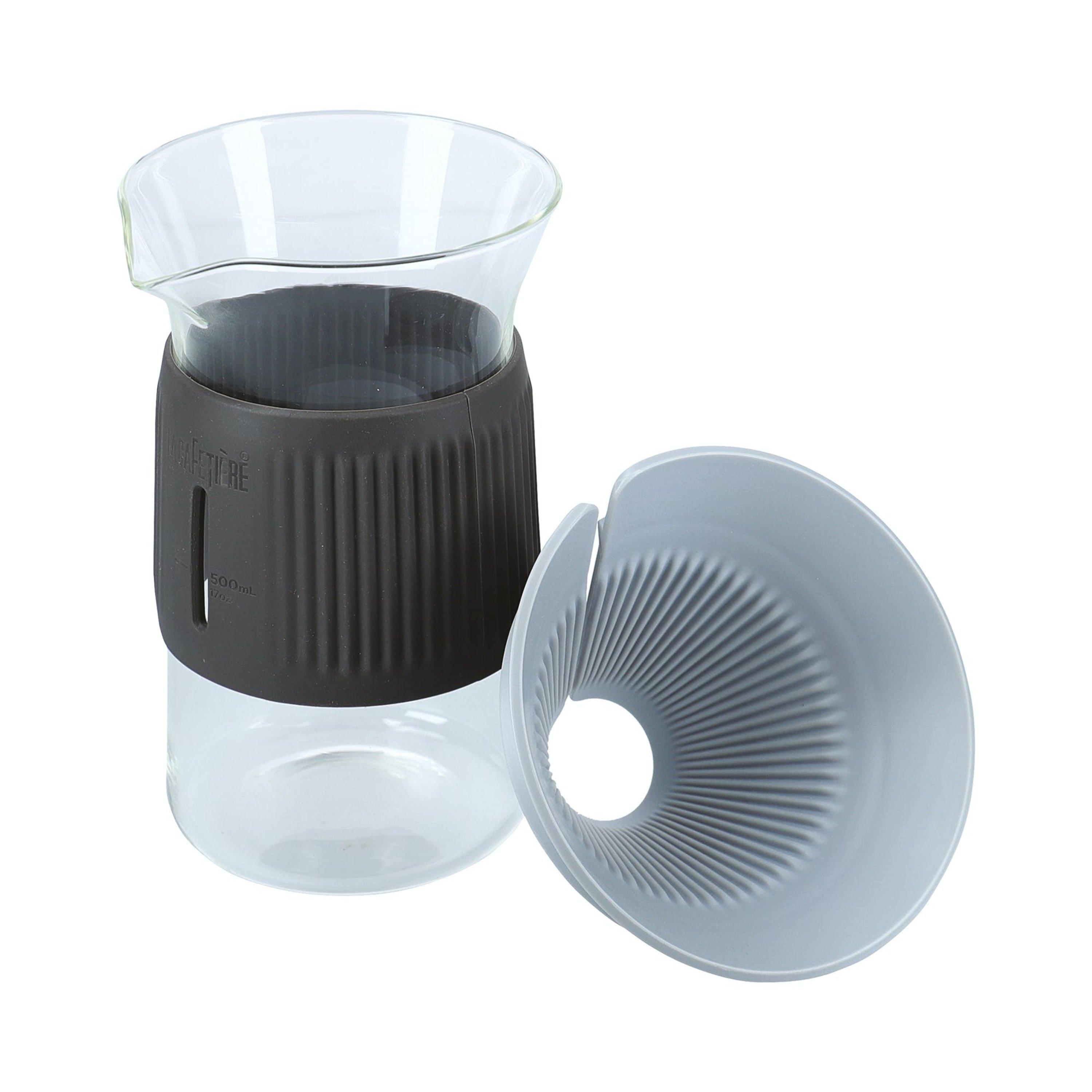 Black - La Cafetiere - Seattle Glass Pour Over Carafe and Co - 1
