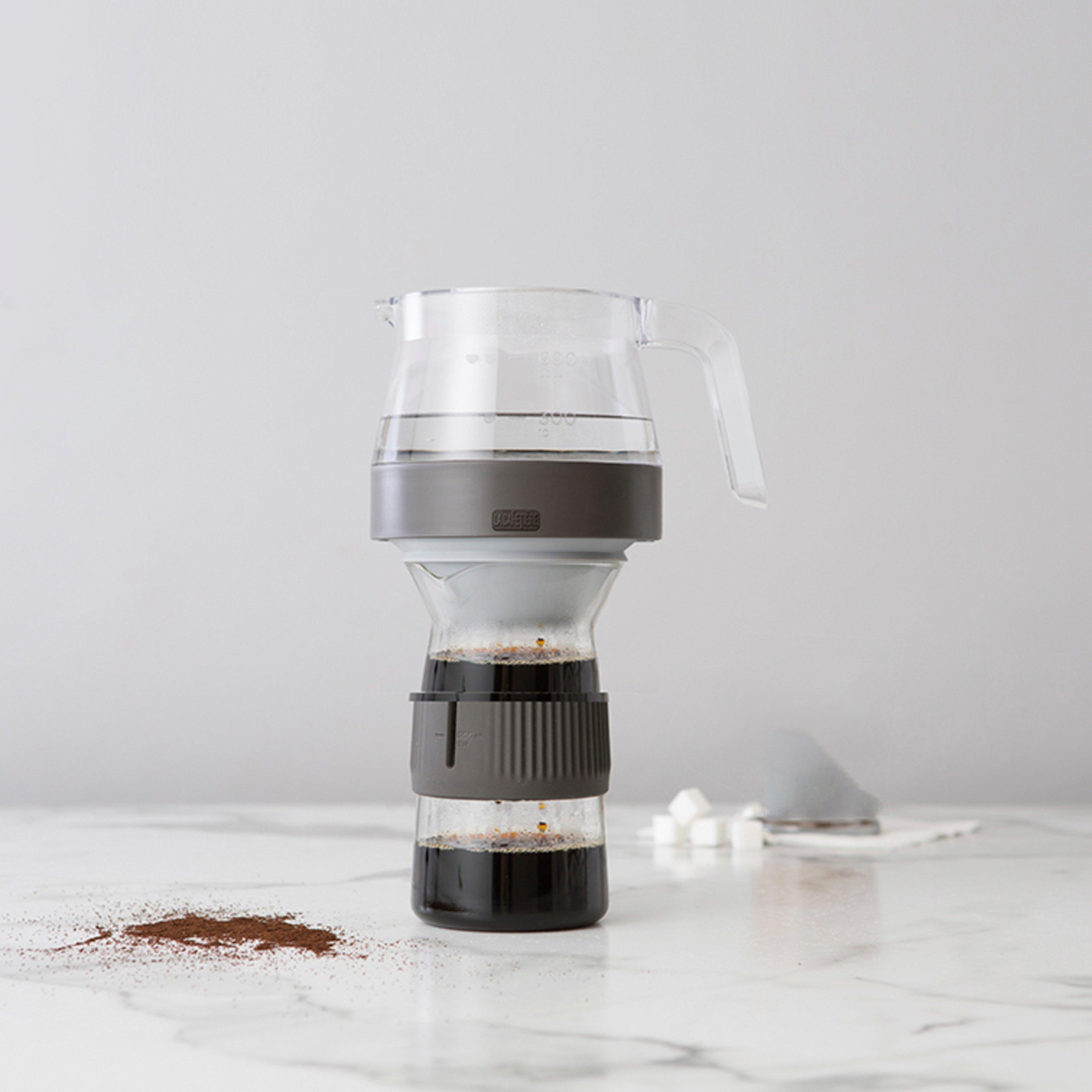 Black - La Cafetiere - La Cafetiere Seattle Glass Pour Over Carafe and Co - 2