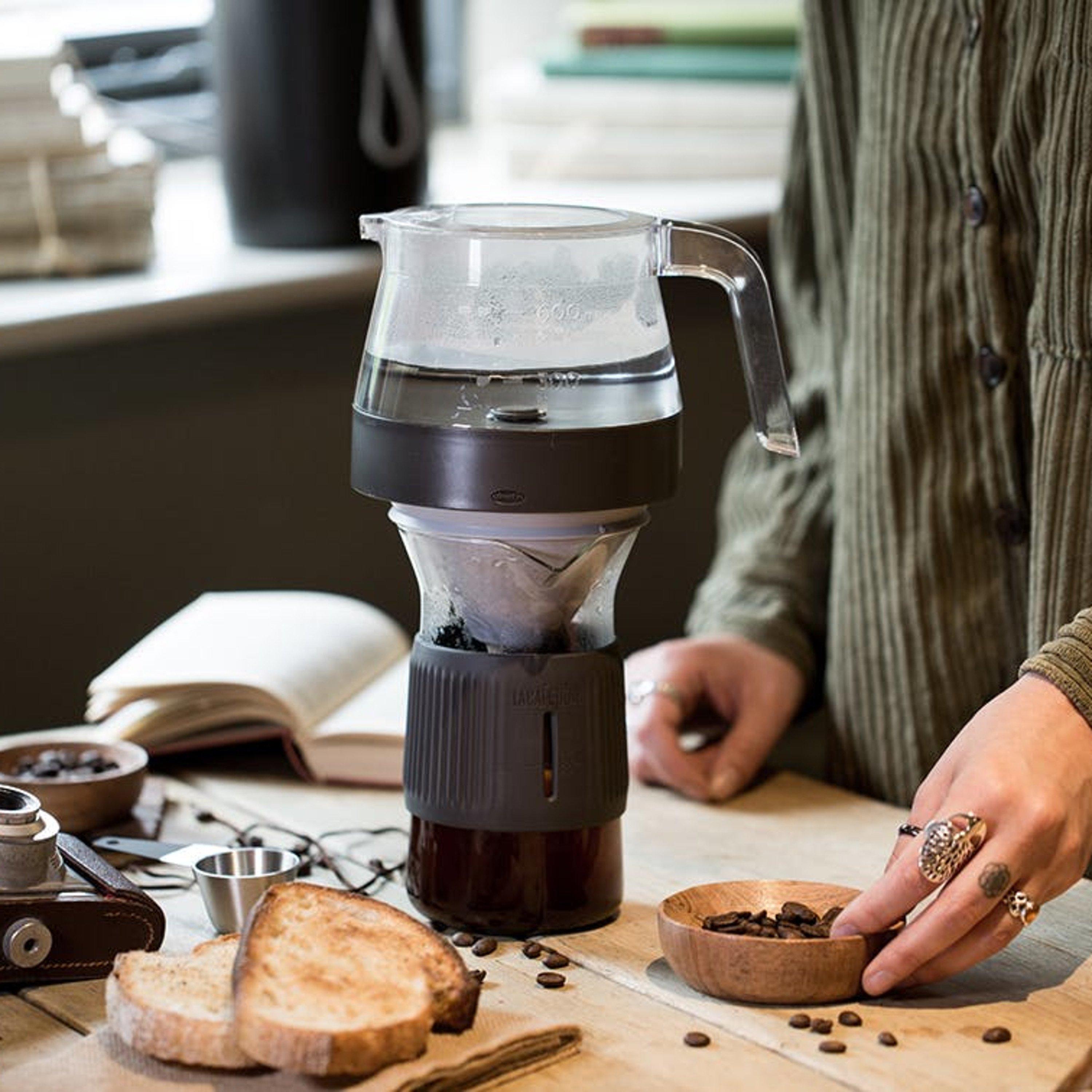 Black - La Cafetiere - La Cafetiere Seattle Glass Pour Over Carafe and Co - 3