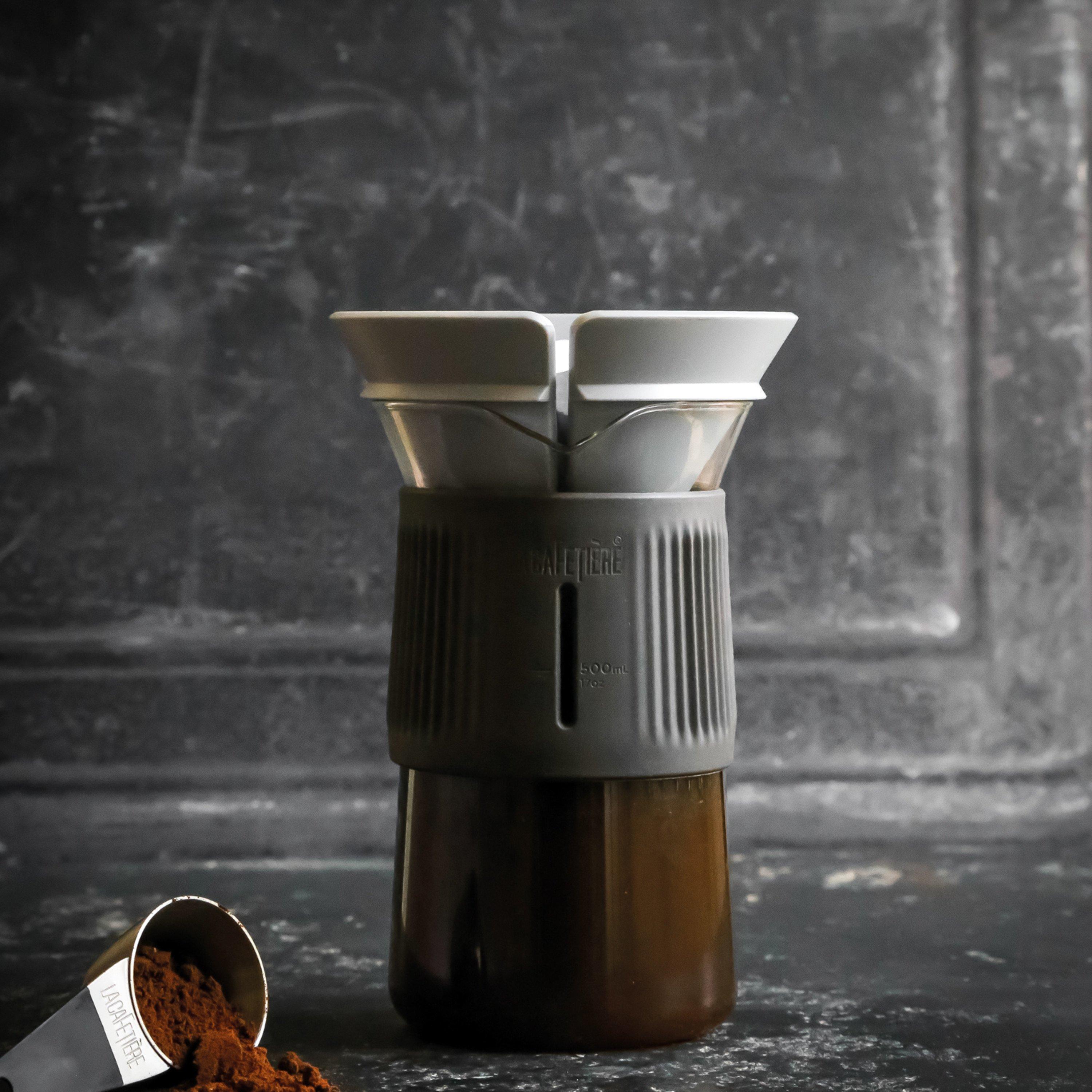 Black - La Cafetiere - La Cafetiere Seattle Glass Pour Over Carafe and Co - 5