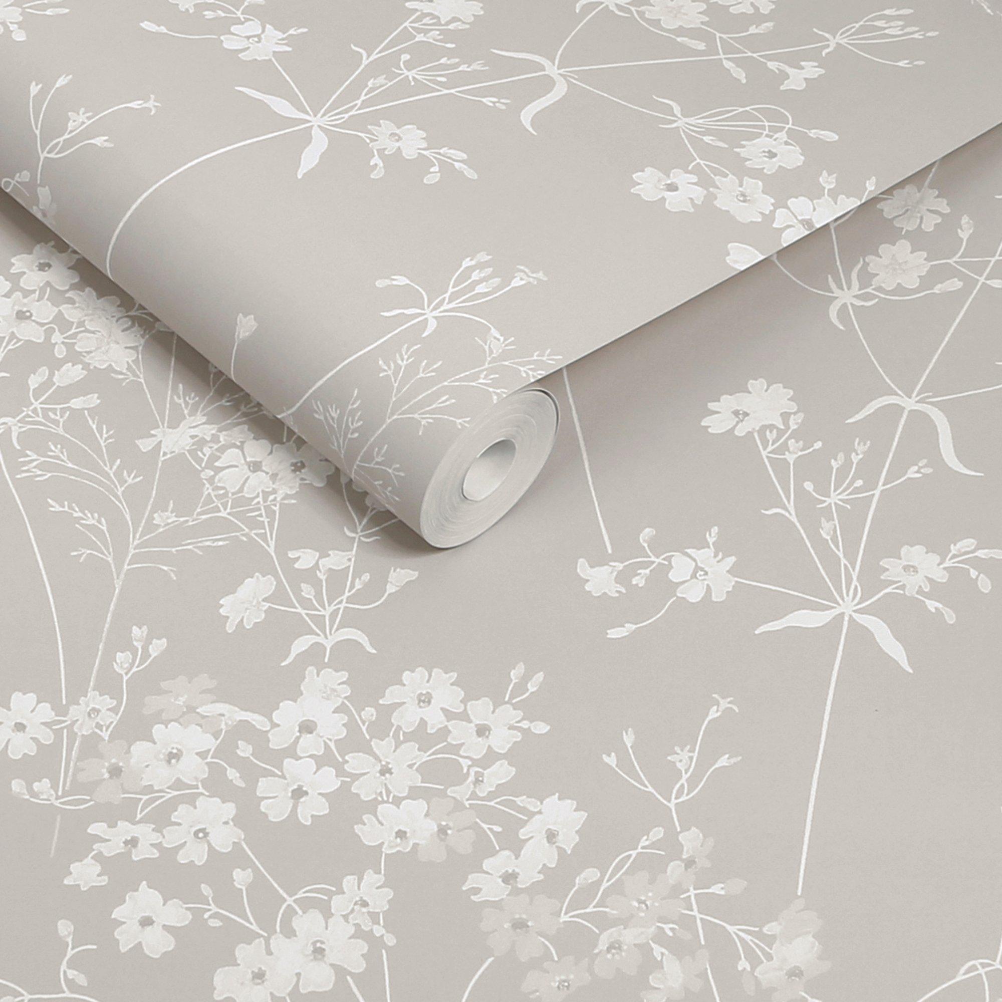 Beige - Next - Natural Country Leaves Wallpaper - 3