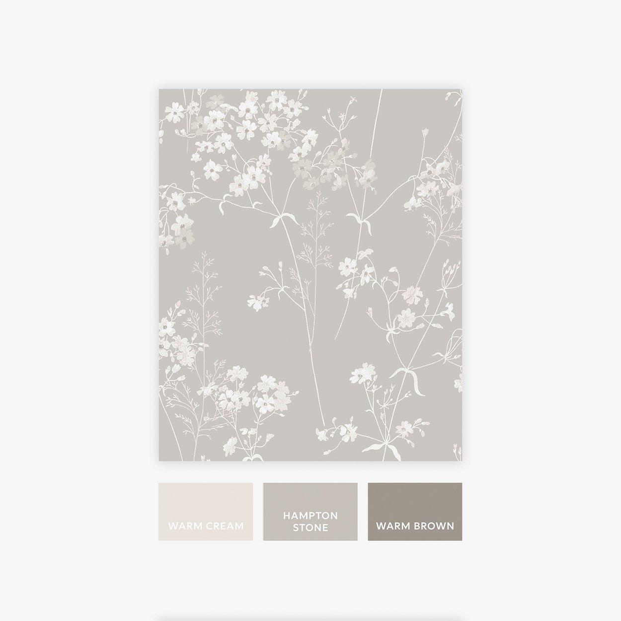 Beige - Next - Natural Country Leaves Wallpaper - 5