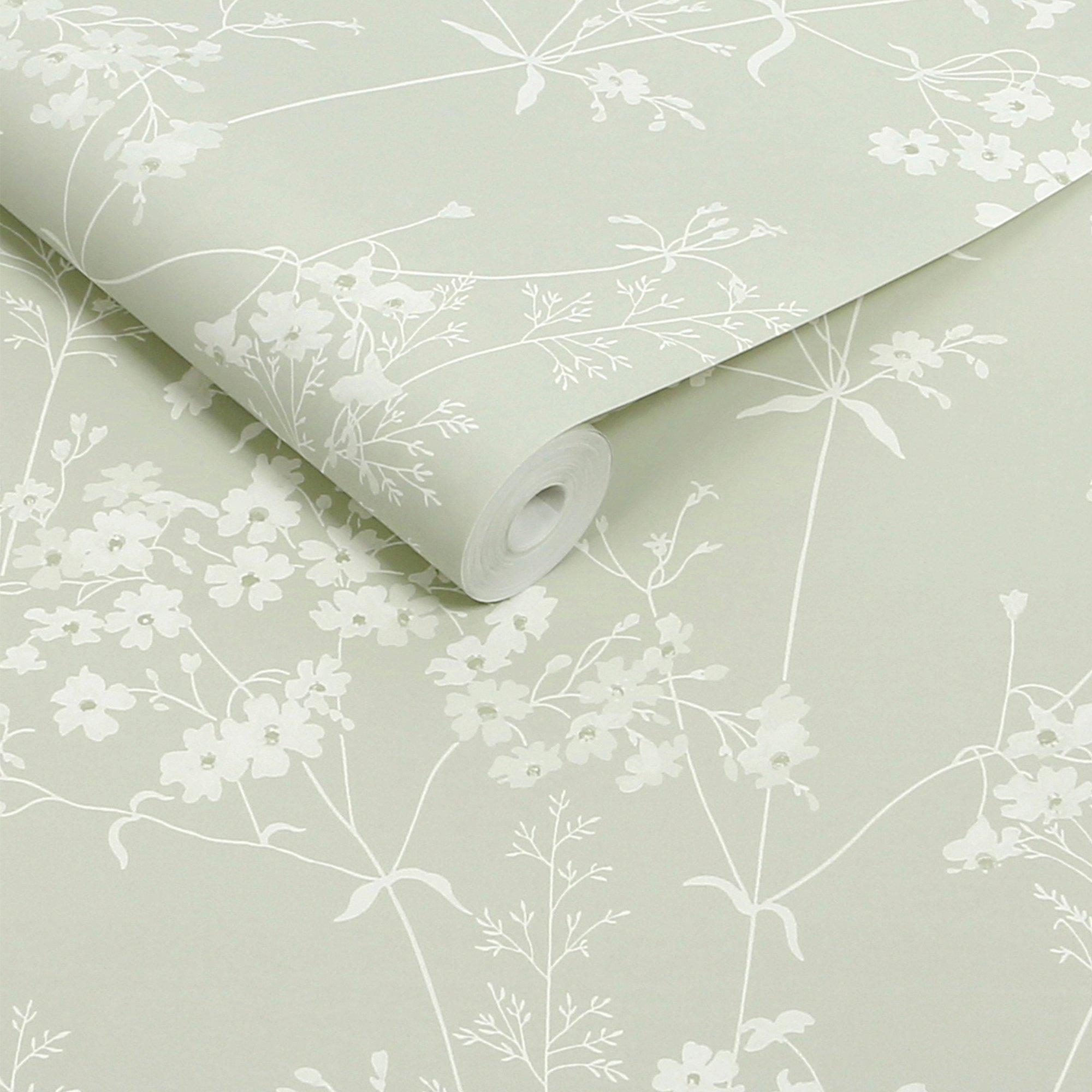 Sage - Next - Sage Country Leaves Wallpaper - 3