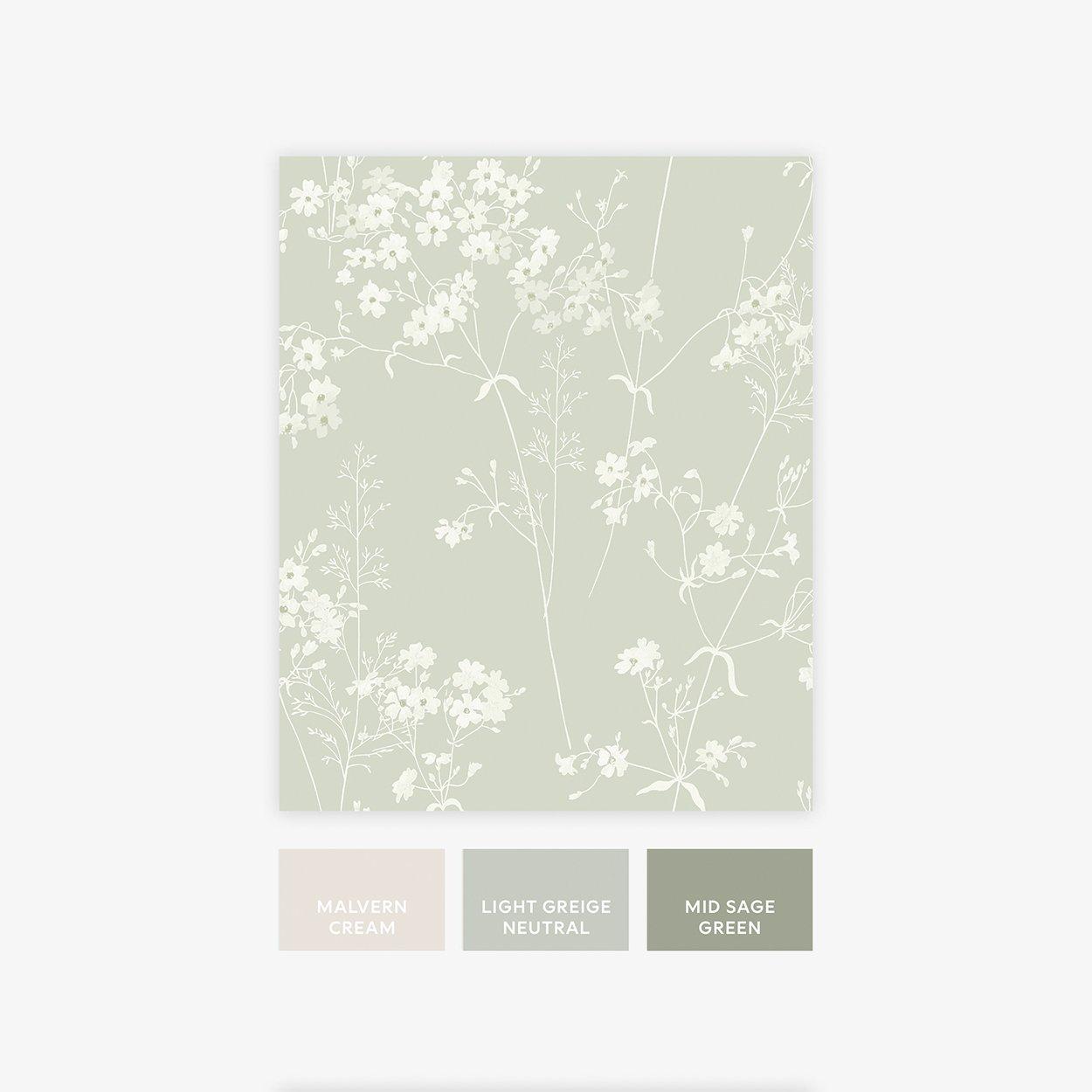 Sage - Next - Sage Country Leaves Wallpaper - 5