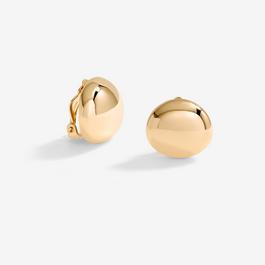 Jon Richard Gold Plated Polished Clip Earrings