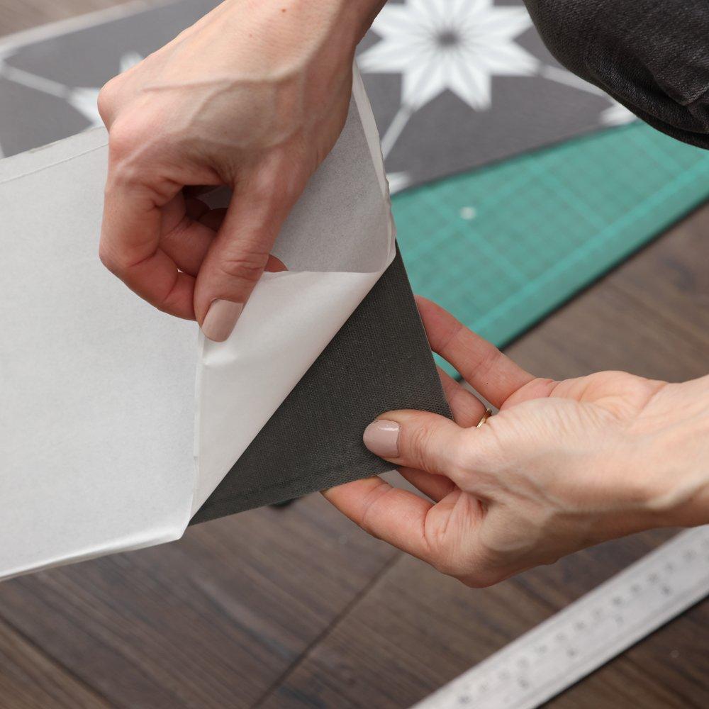 Black & White - Floor Pops - Self Adhesive Vinyl Floor Tiles Rigel - 4