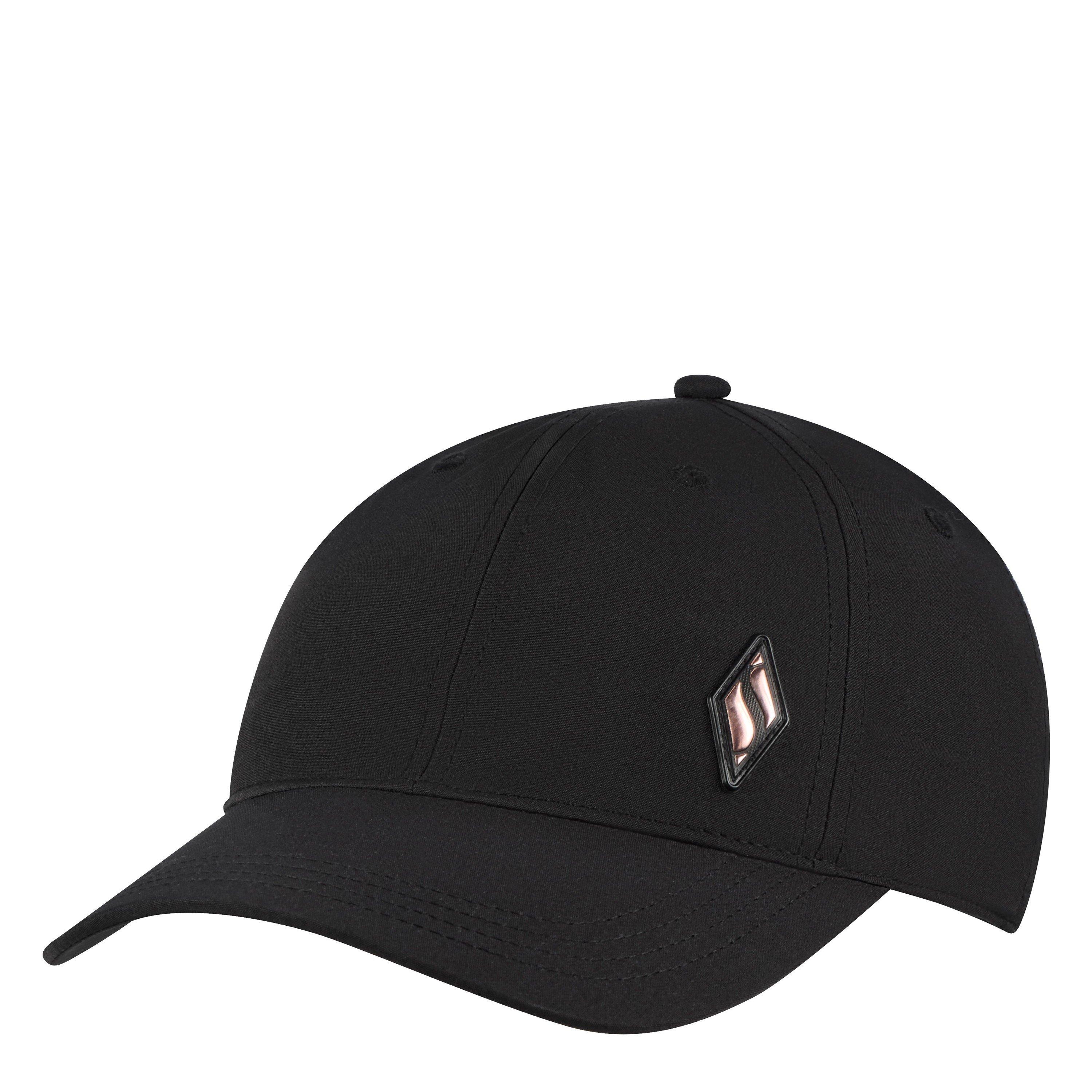 Black - Skechers - Skech-Shine Diamond Patch Hat Baseball Cap Unisex Adults - 1
