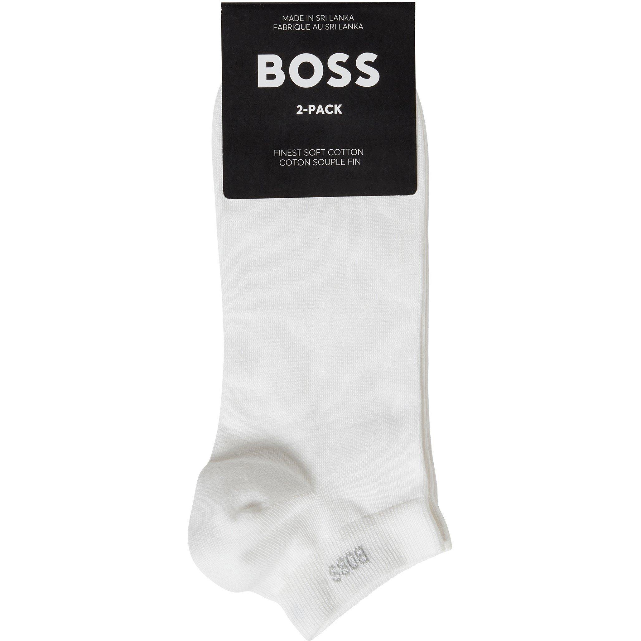 White 100 - Boss - 2 Pack Trainer Socks - 3