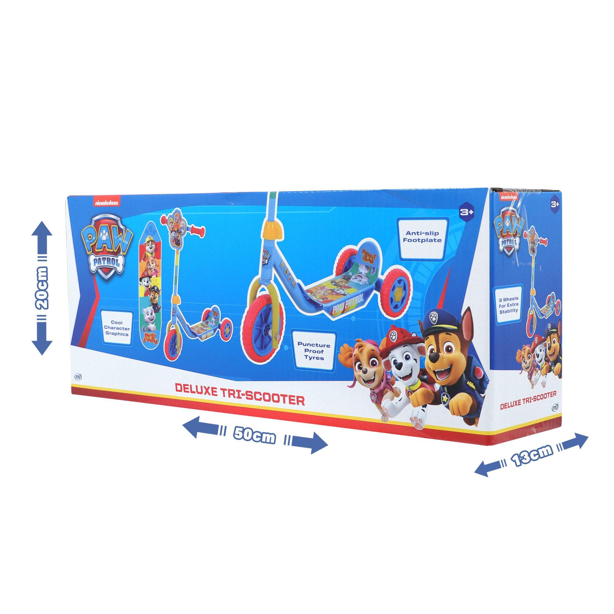 Multicoloured - Paw Patrol - Paw Patrol Deluxe Tri Scooter - 9