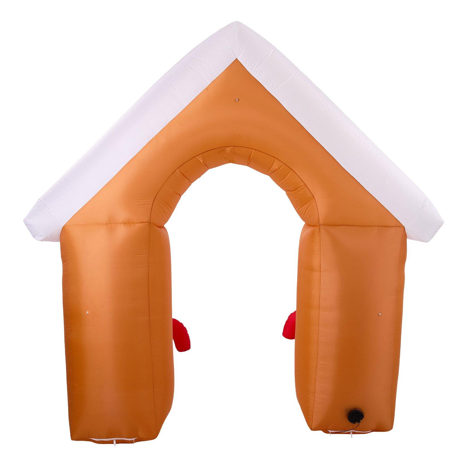 Multi - LIFE IDEAS - 8.7FT Blow-up Christmas Inflatable Archway - 5
