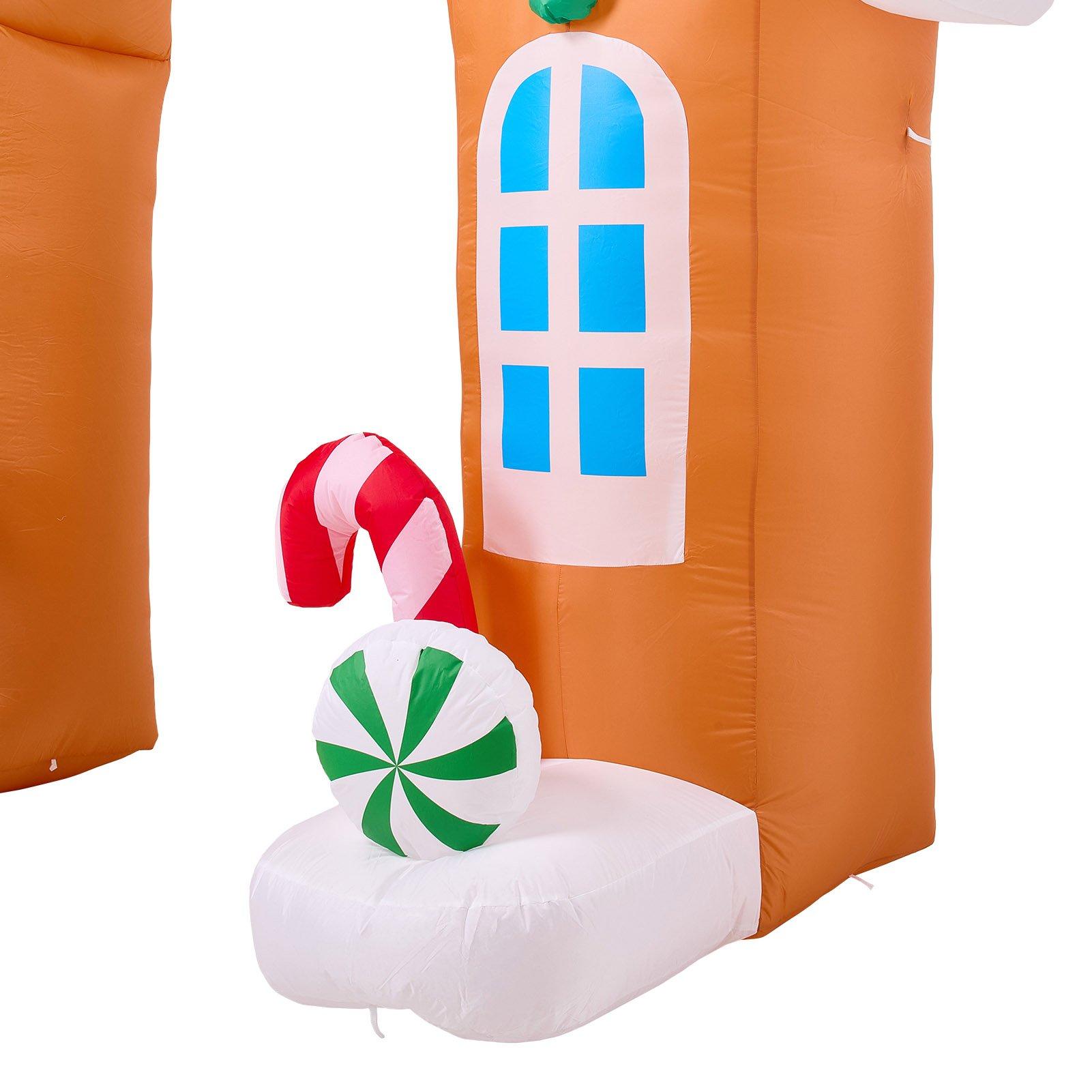 Multi - LIFE IDEAS - 8.7FT Blow-up Christmas Inflatable Archway - 6