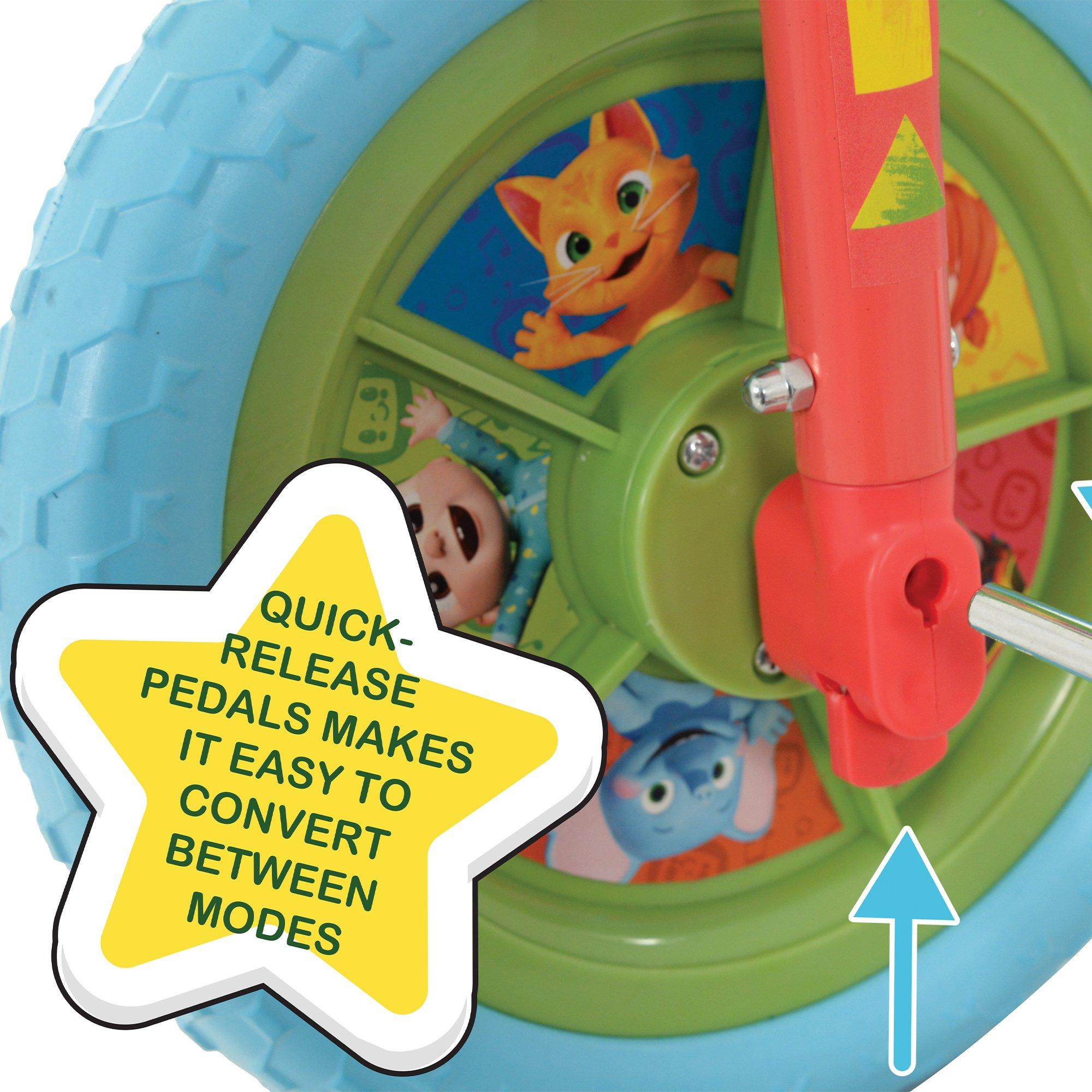 Multicoloured - Cocomelon - CoComelon 2 in 1 10 Training Bike - 5