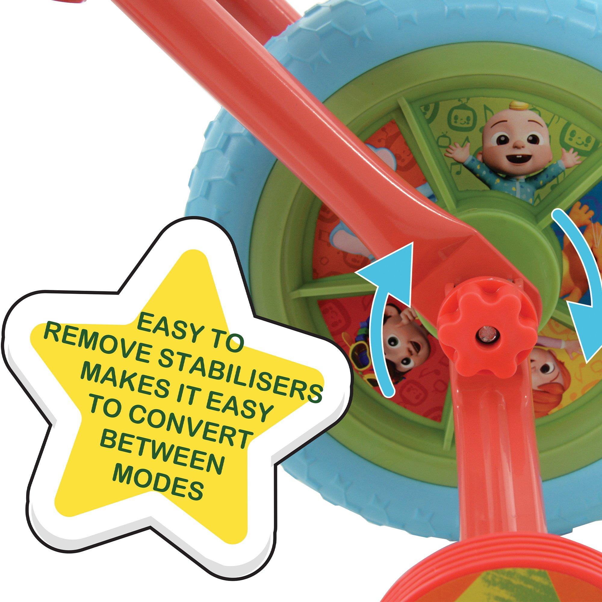 Multicoloured - Cocomelon - CoComelon 2 in 1 10 Training Bike - 8