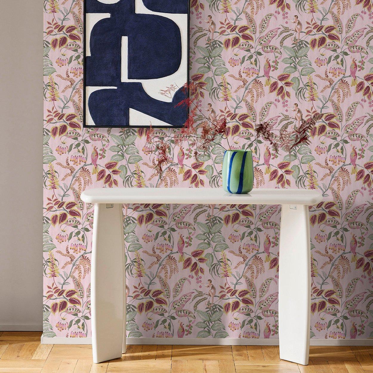 Multi - Next - Pink Tropical Wonder Wallpaper - 2