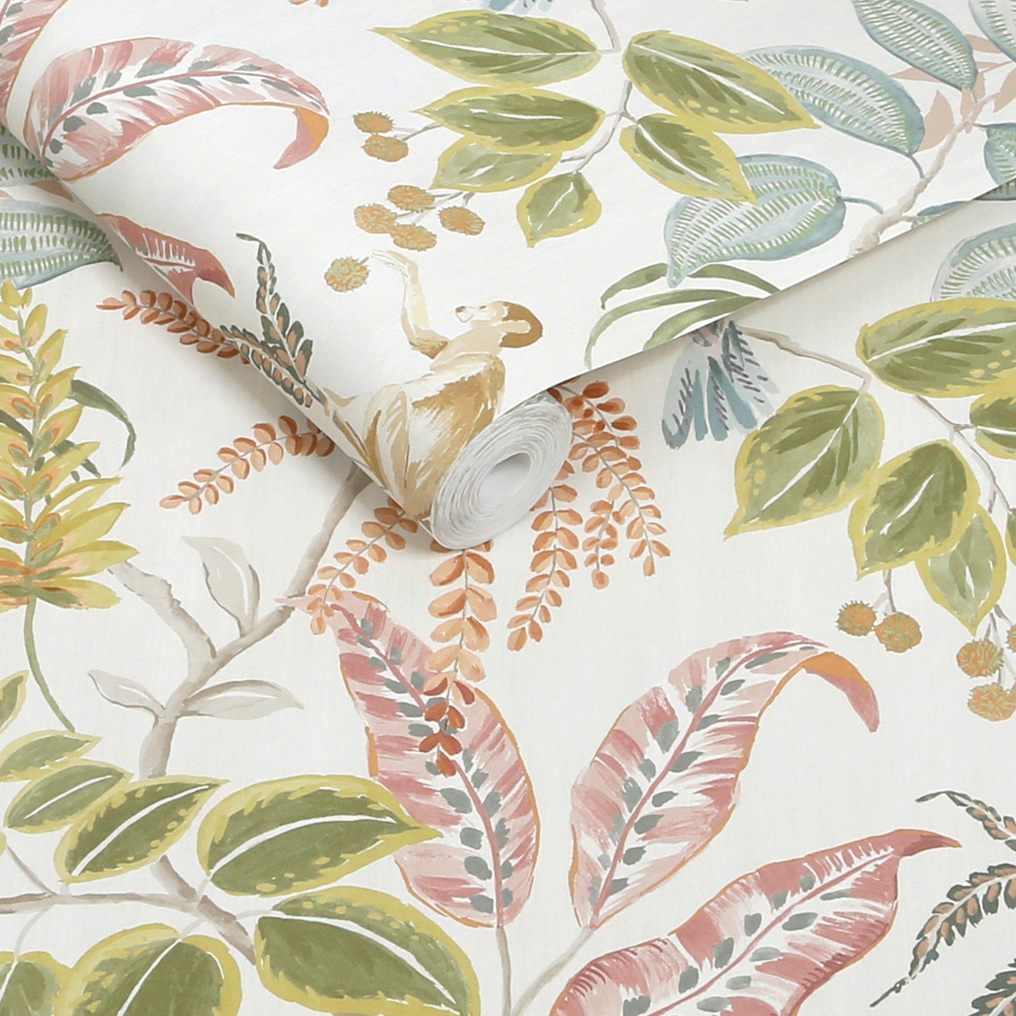 Multi - Next - Ivory Tropical Wonder Wallpaper - 3