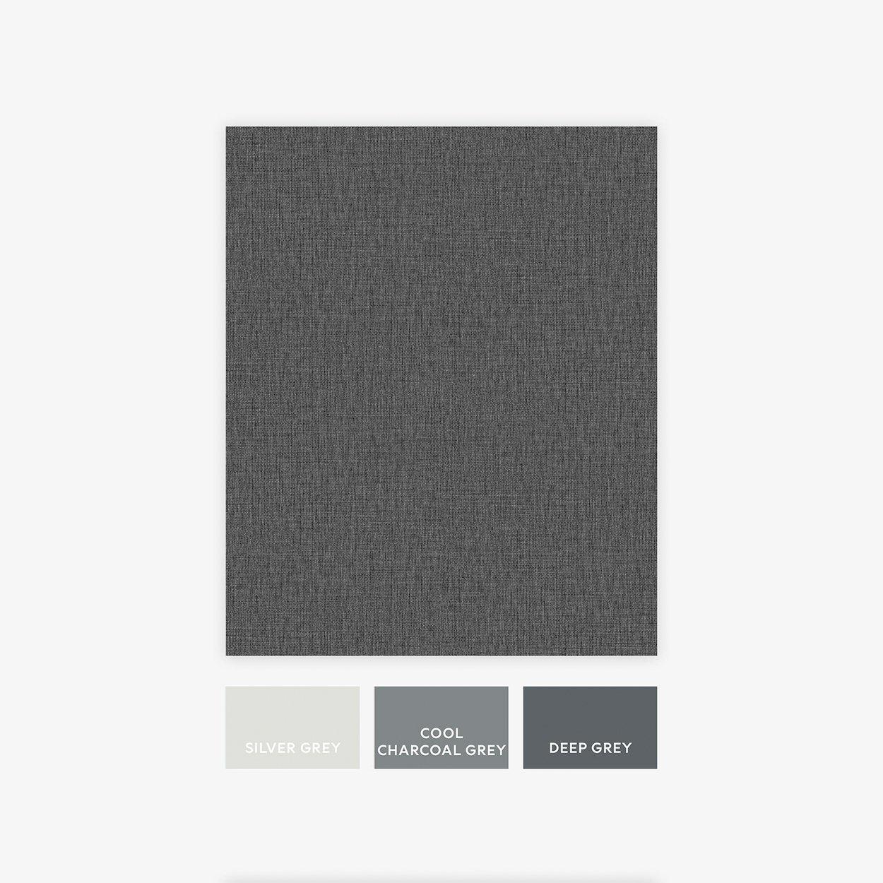 Charcoal - Next - Charcoal Linen Look Wallpaper - 5