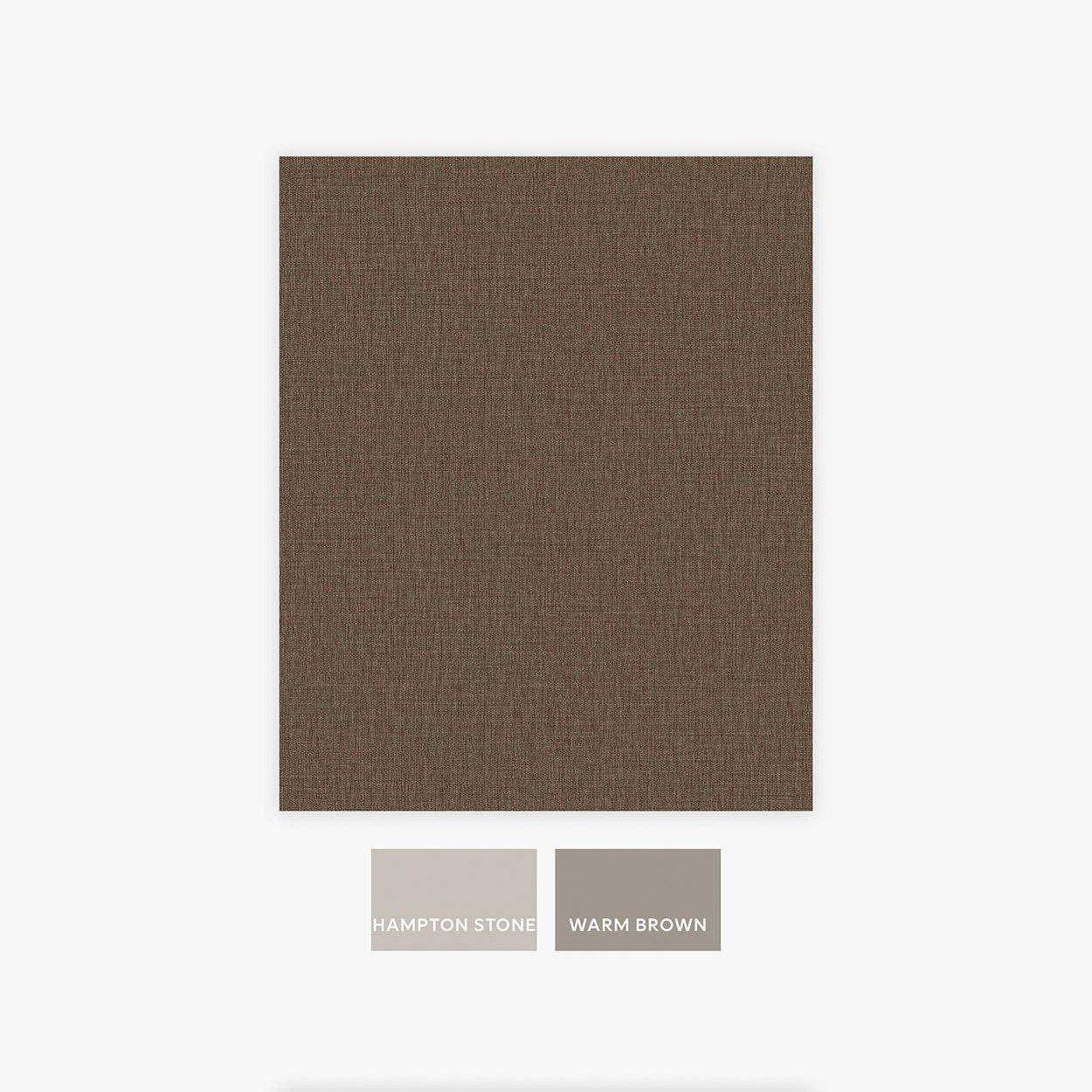 Brown - Next - Chocolate Linen Look Wallpaper - 5