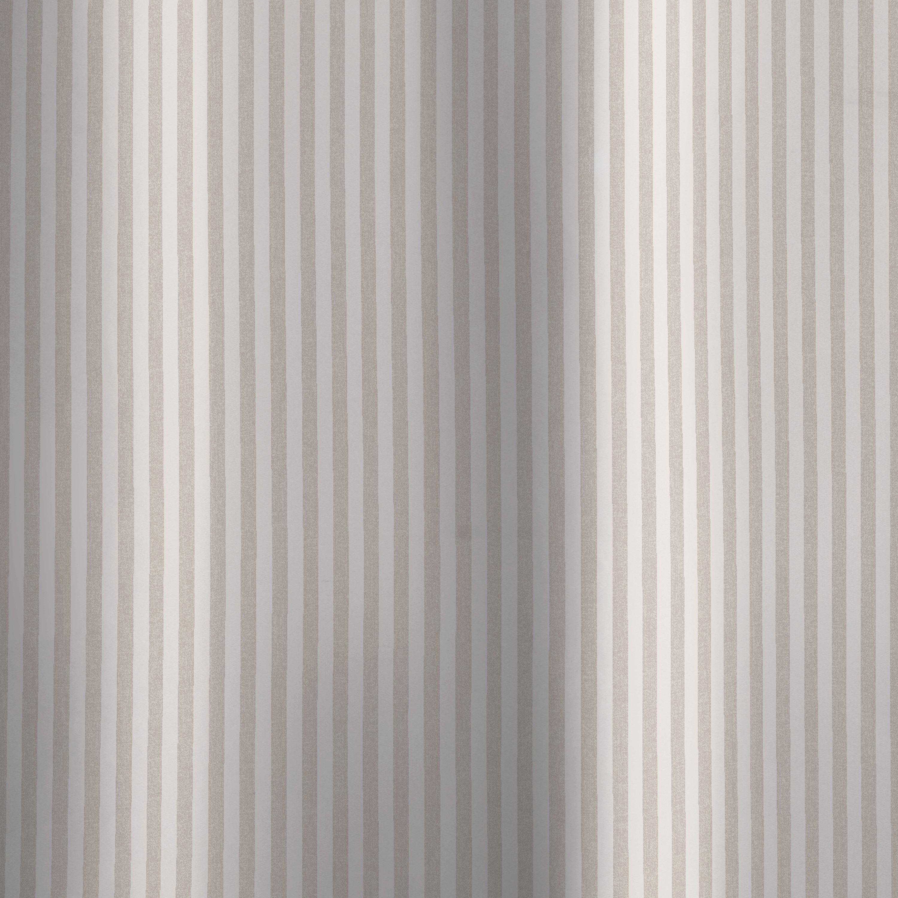 Natural - Catherine Lansfield - Timeless Stripe Shower Curtain - 3