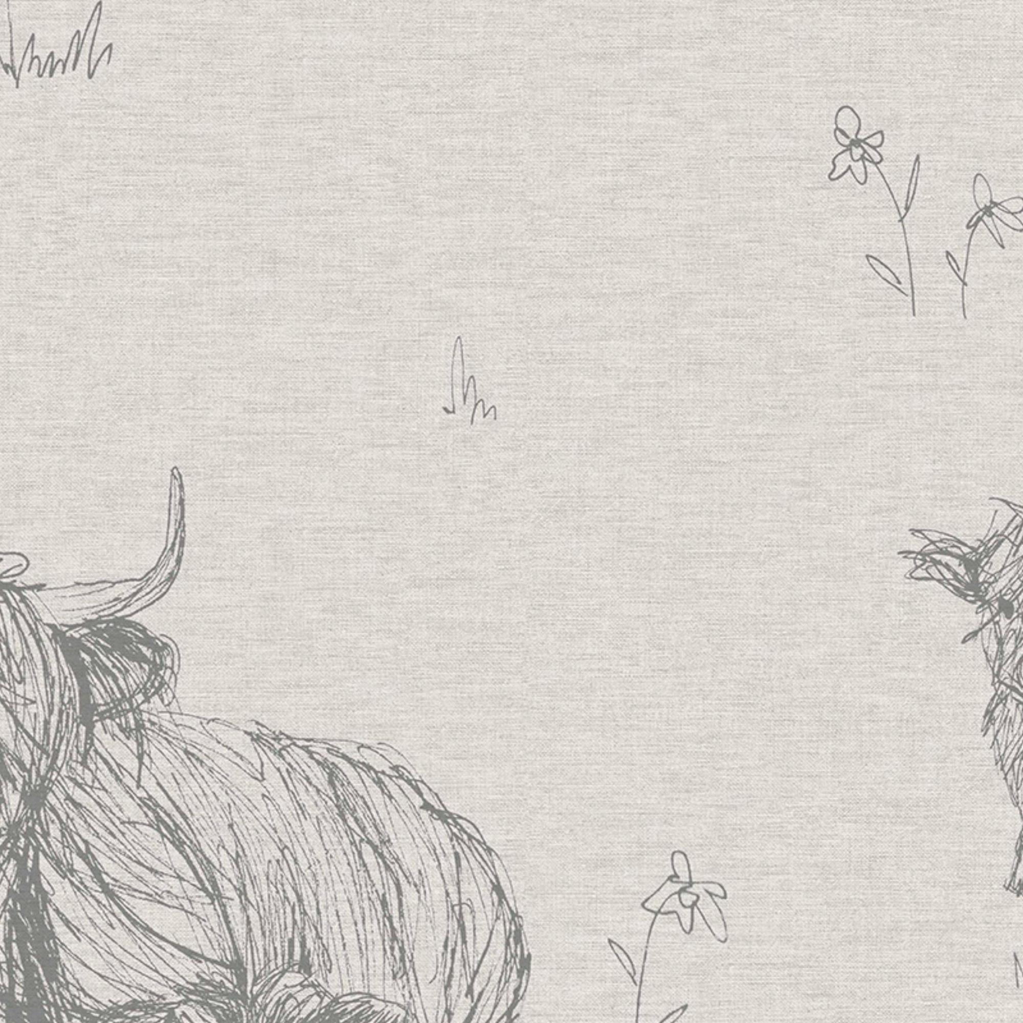 Grey - Next - Natural Hamish Wallpaper - 4