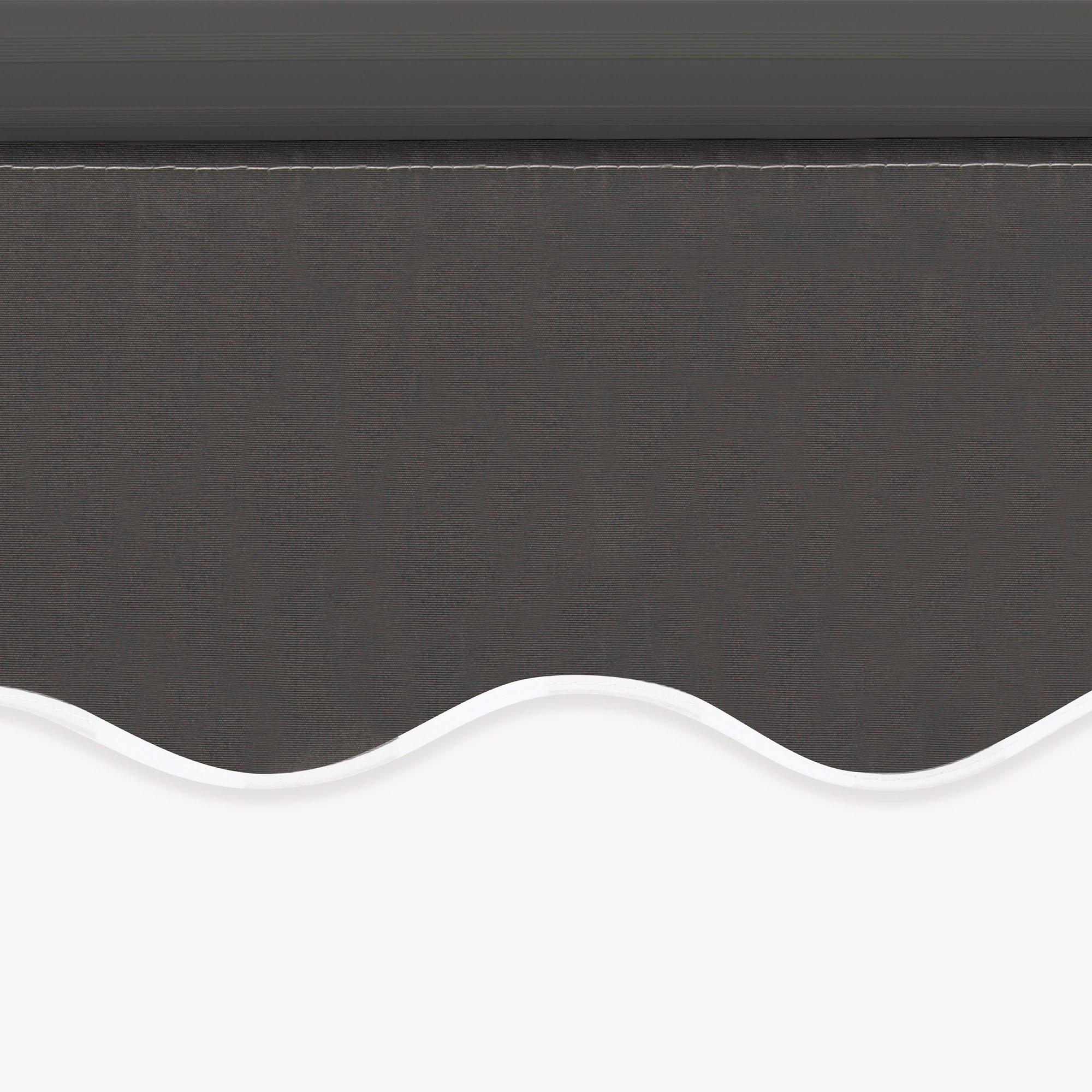 Grey - Greenhurst - Greenhurst Easy Fit Grosvenor Awning - Charcoal - 2