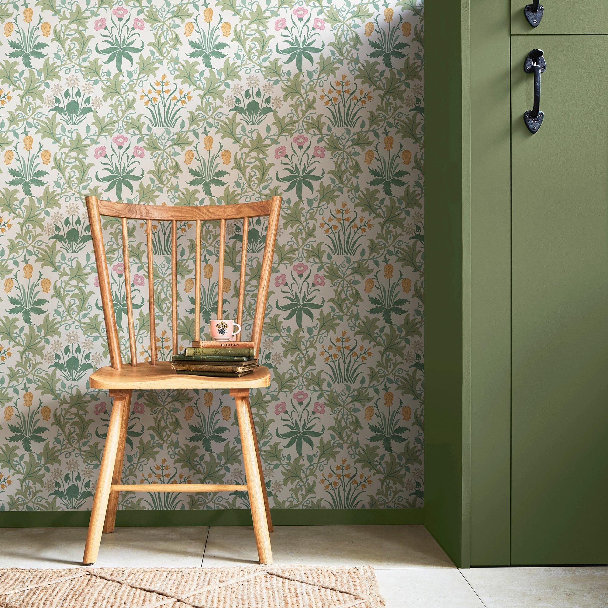 Multicoloured - William Morris - Celandine Spring Garden Wallpaper - 2