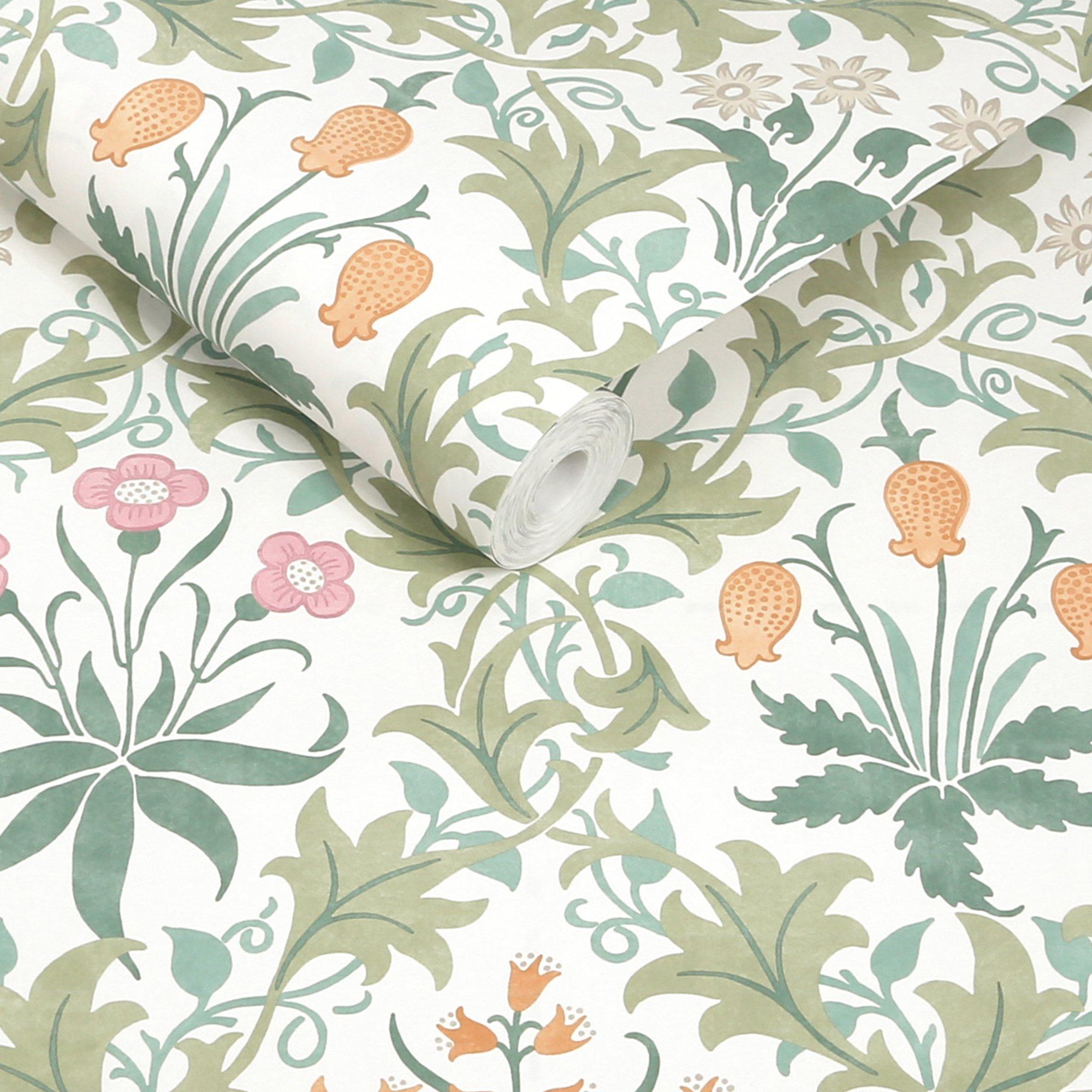 Multicoloured - William Morris - Celandine Spring Garden Wallpaper - 3