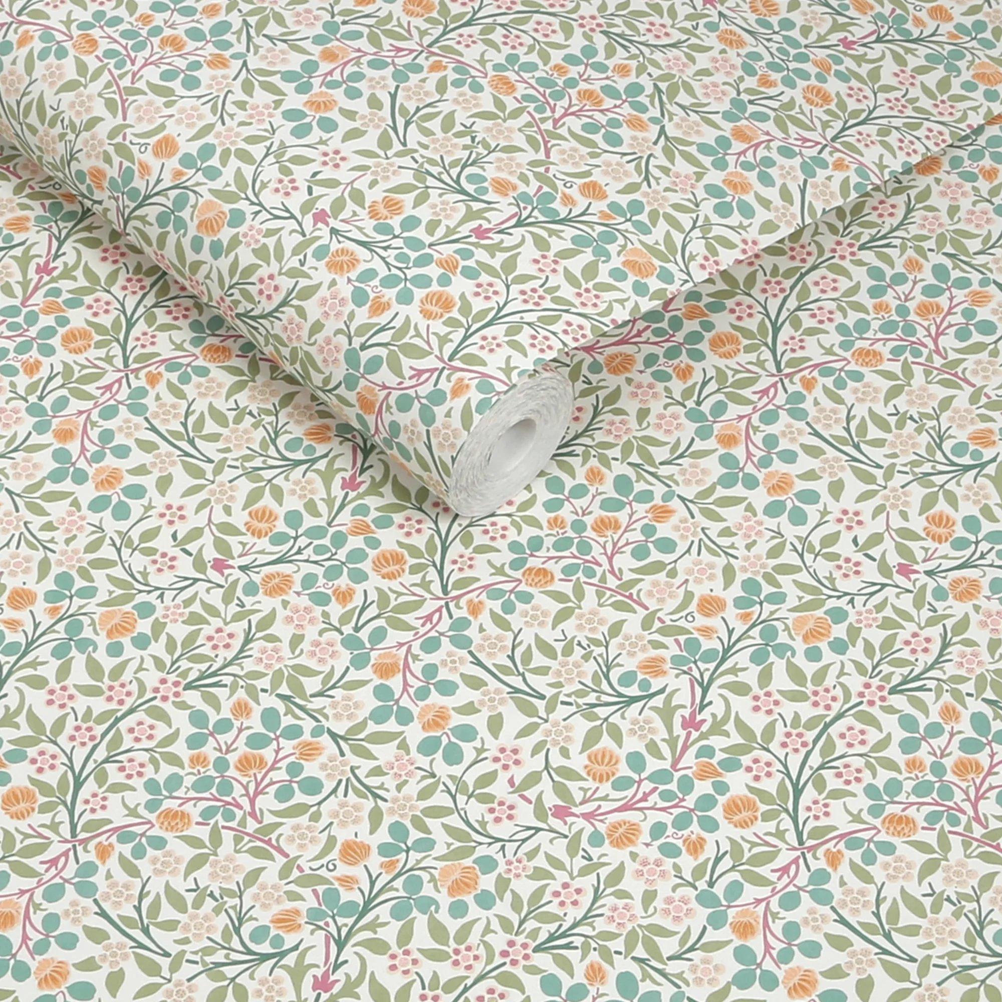Multicoloured - William Morris - Clover Spring Garden Wallpaper - 3